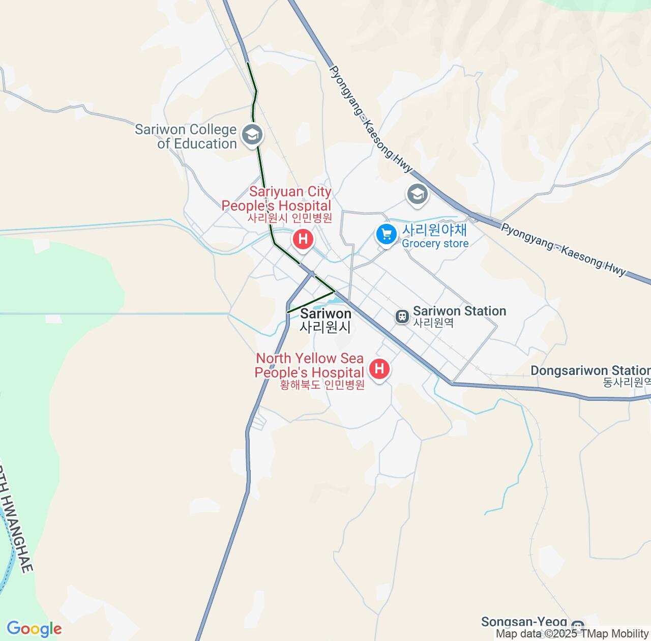 Map image for Intellectual Property Lawyers in Sariwon-si and North Hwanghae IP firms at coordinates  ; .