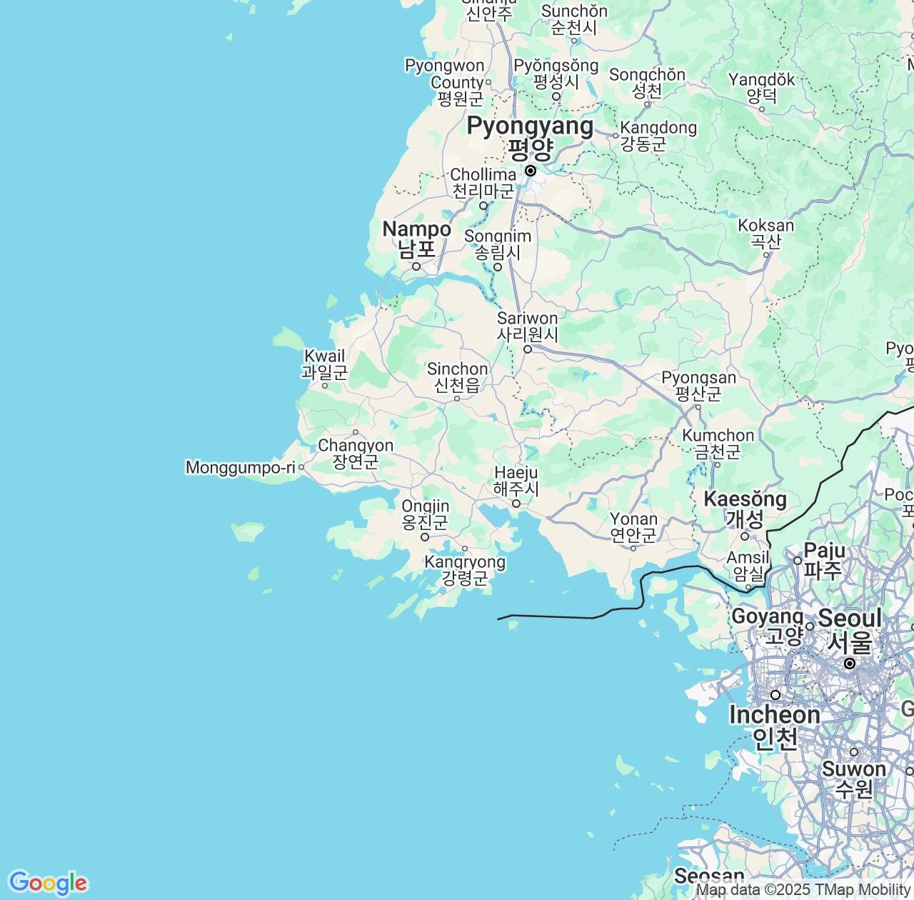 Map image for Intellectual Property Lawyers in South Hwanghae and North Korea IP firms at coordinates  ; .