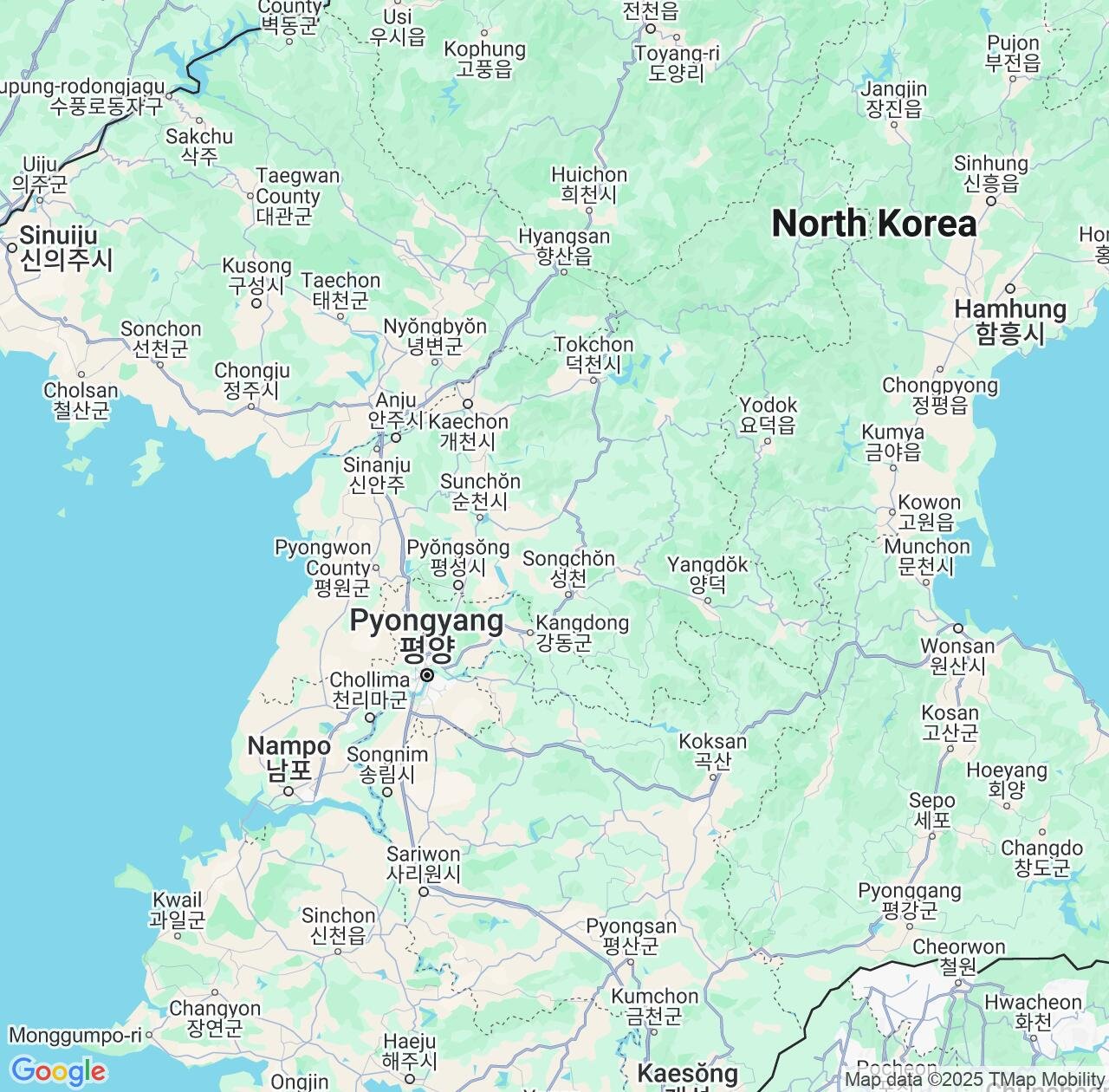 Map image for Intellectual Property Lawyers in Chaeryong-ni and South Pyongan IP firms at coordinates  ; .