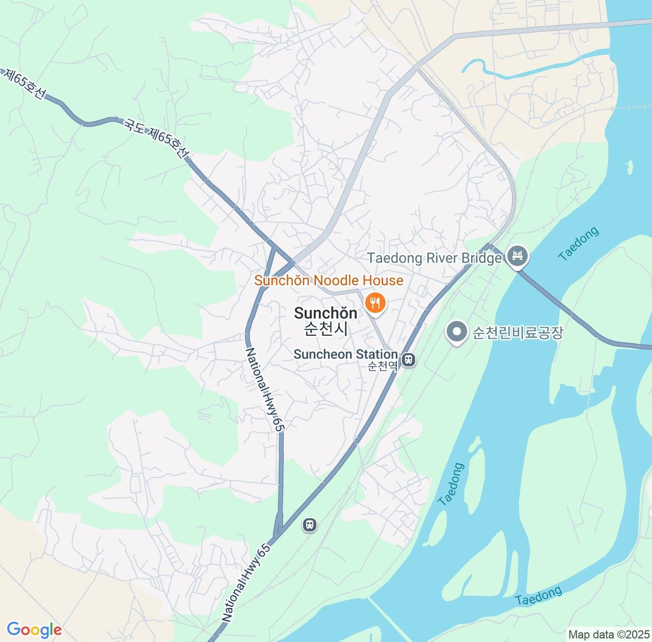 Map image for Intellectual Property Lawyers in Sunch'on and South Pyongan IP firms at coordinates  ; .