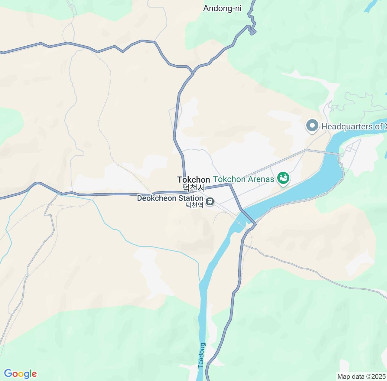Map image for Intellectual Property Lawyers in Tokch'on and South Pyongan IP firms at coordinates  ; .