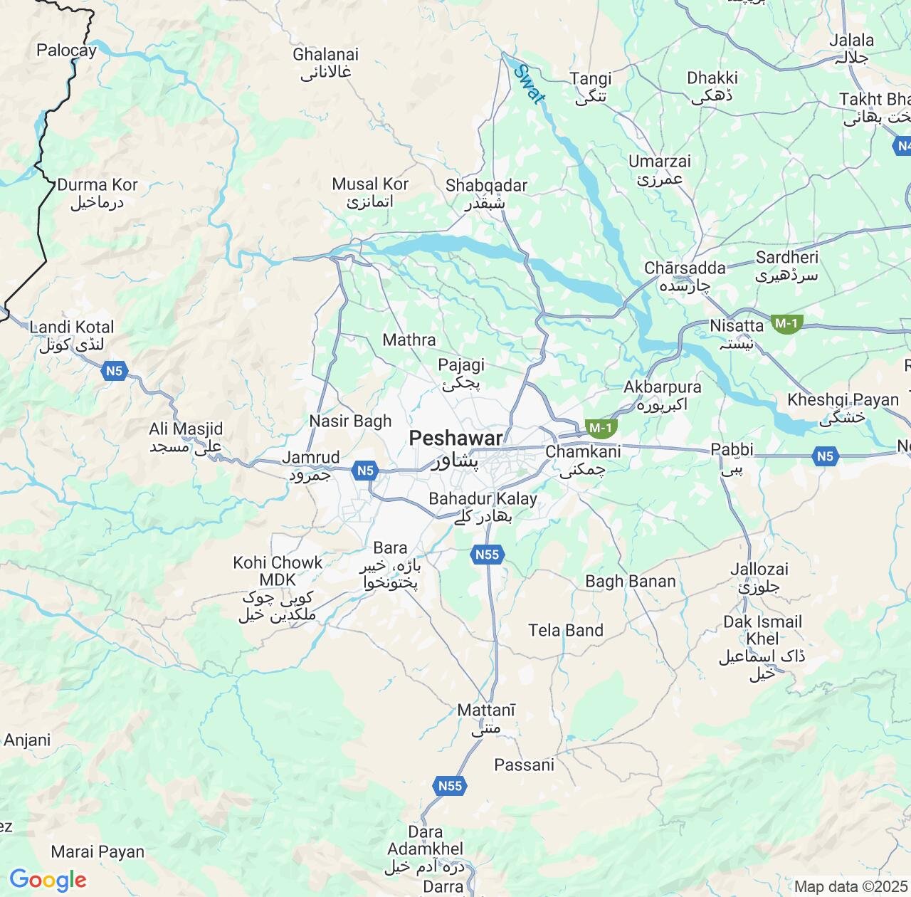Map image for Intellectual Property Lawyers in Peshawar and Khyber Pakhtunkhwa IP firms at coordinates  ; .