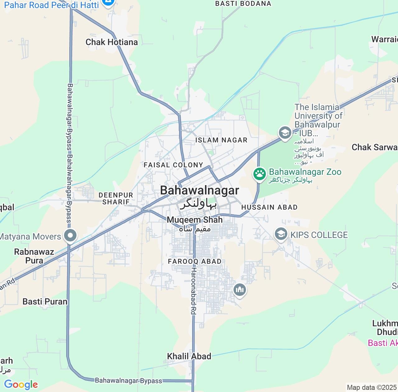 Map image for Intellectual Property Lawyers in Bahawalnagar and Punjab IP firms at coordinates  ; .