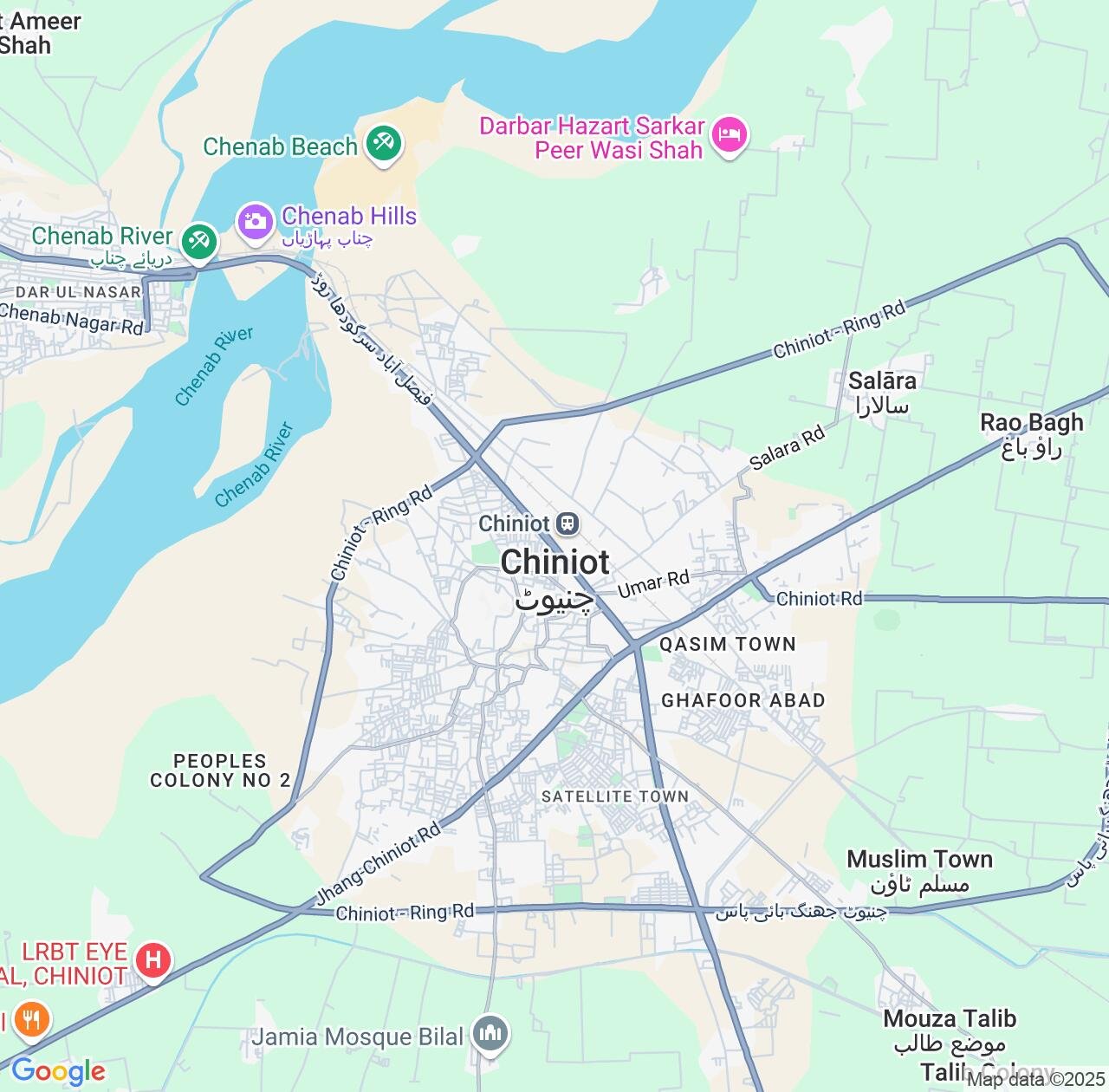 Map image for Intellectual Property Lawyers in Chiniot and Punjab IP firms at coordinates  ; .