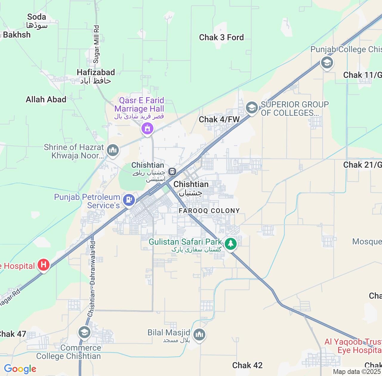 Map image for Intellectual Property Lawyers in Chishtian and Punjab IP firms at coordinates  ; .
