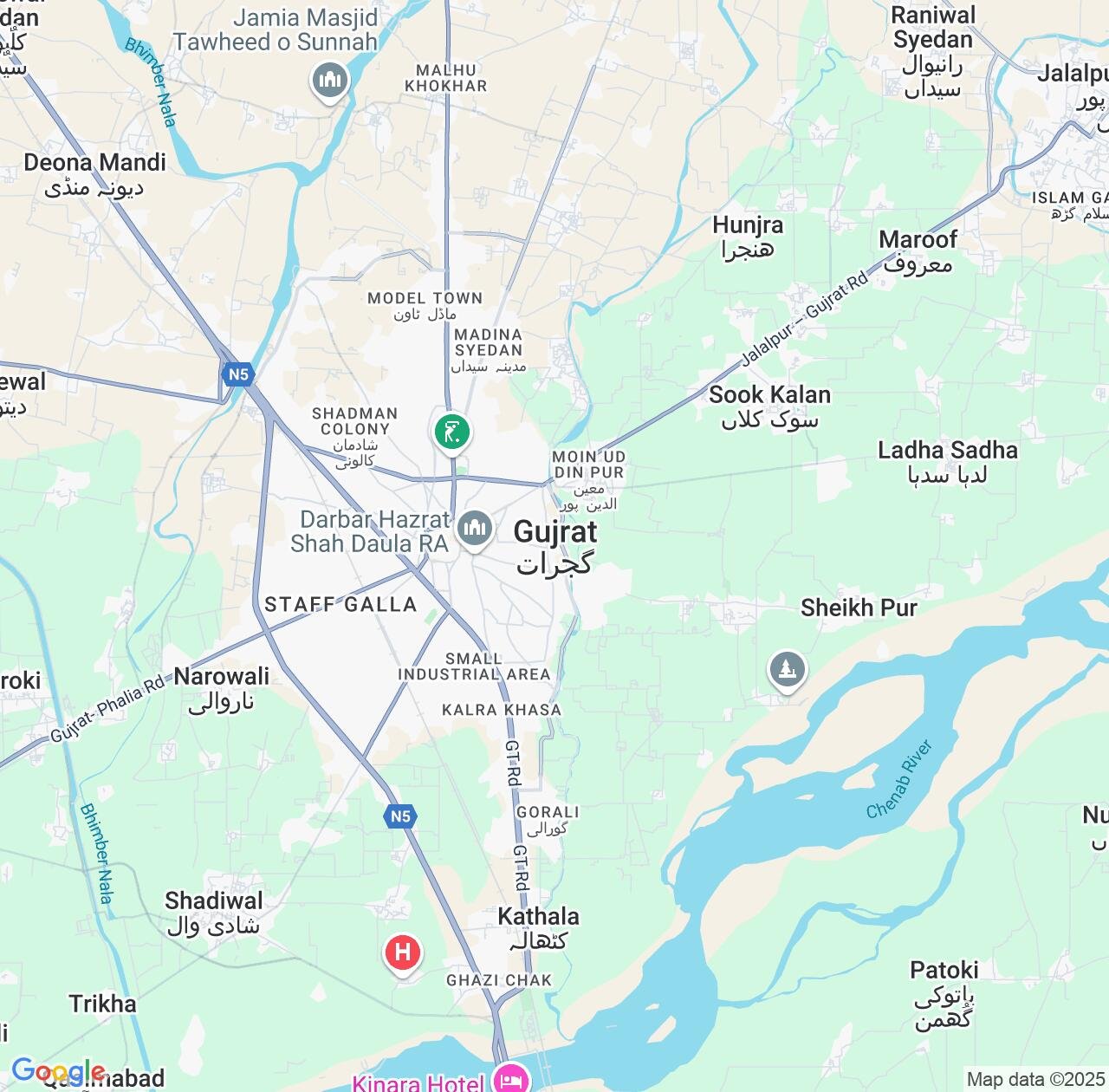 Map image for Intellectual Property Lawyers in Gujrat and Punjab IP firms at coordinates  ; .