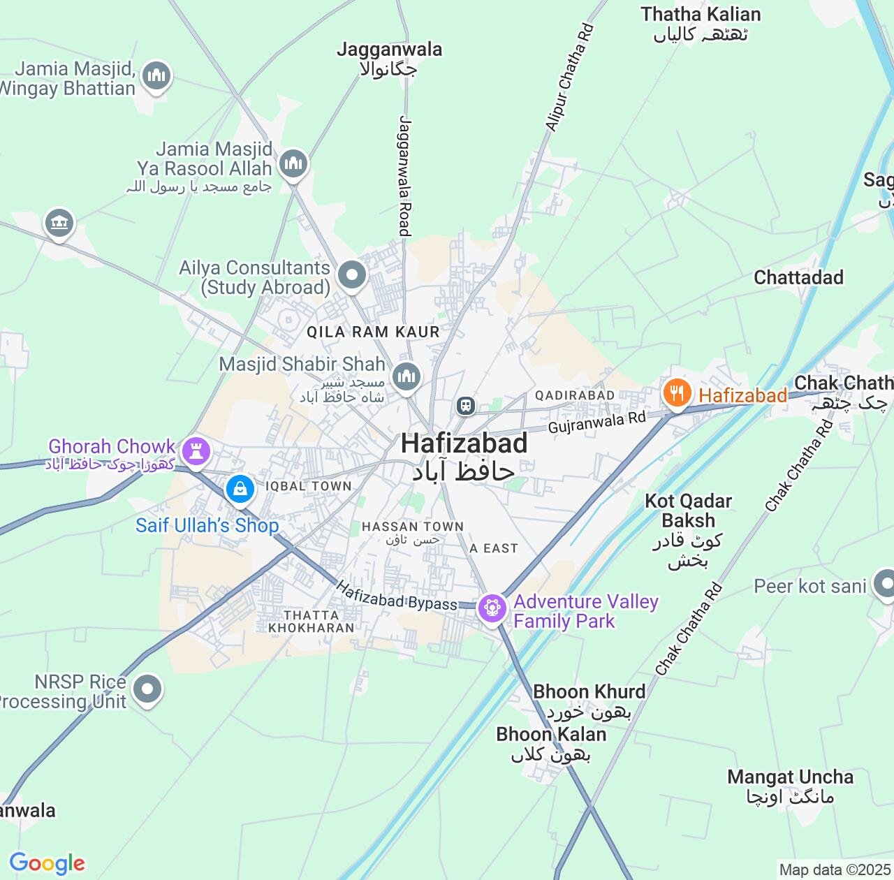 Map image for Intellectual Property Lawyers in Hafizabad and Punjab IP firms at coordinates  ; .