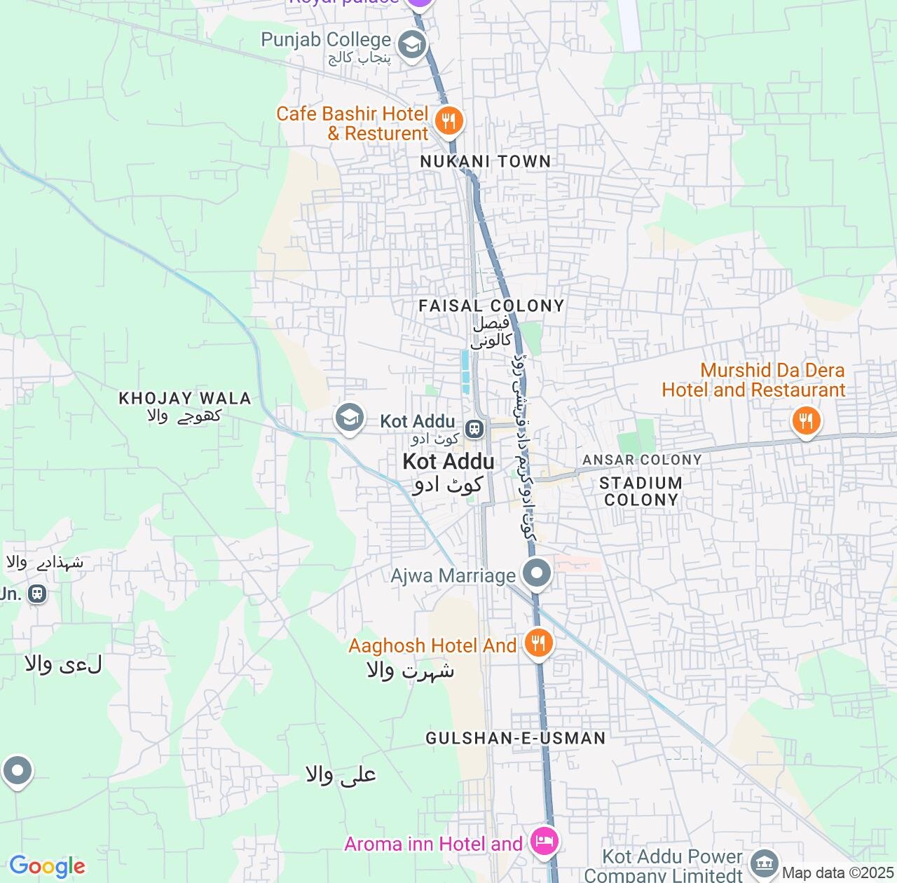 Map image for Intellectual Property Lawyers in Kot Addu and Punjab IP firms at coordinates  ; .