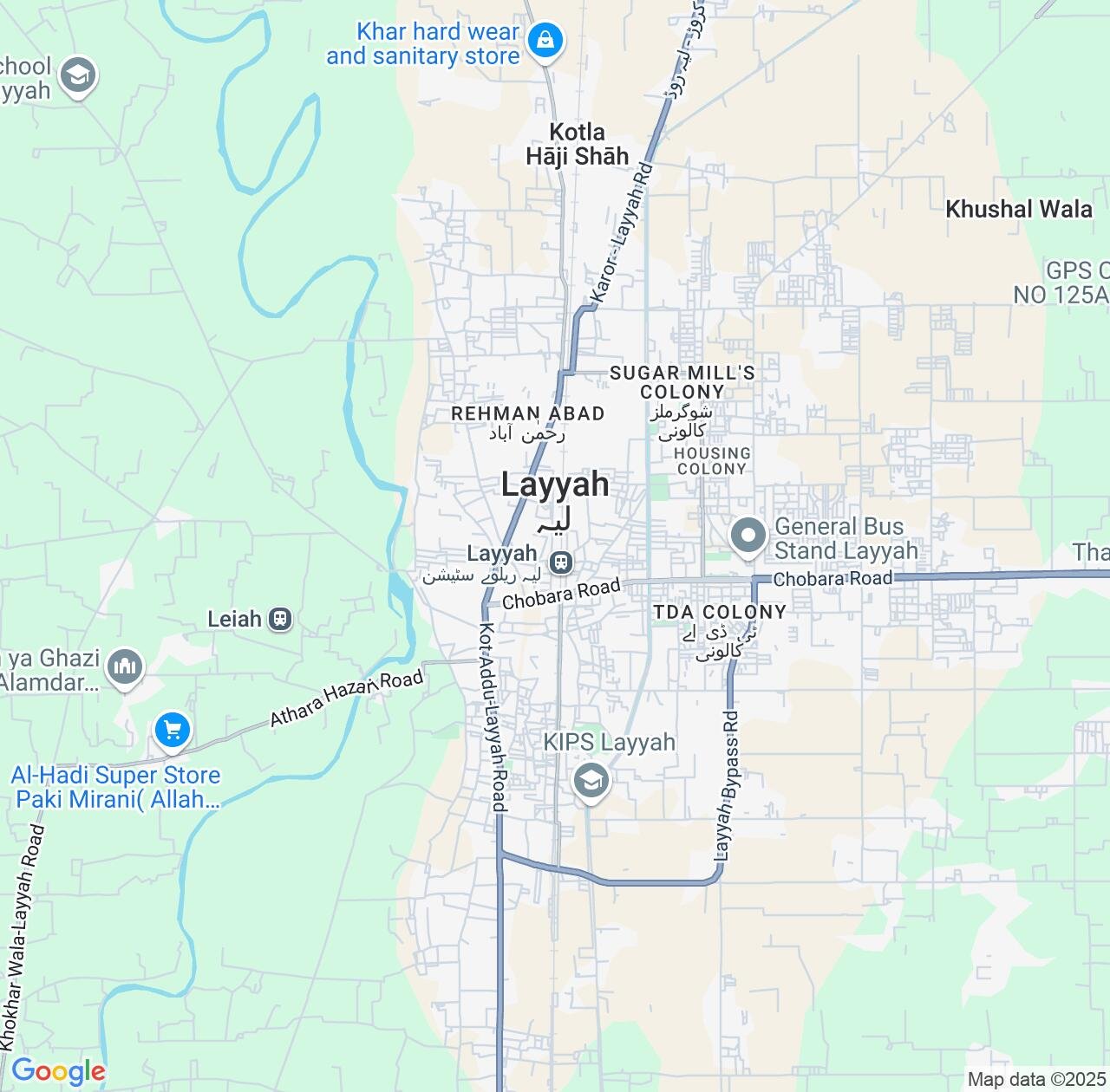 Map image for Intellectual Property Lawyers in Layyah and Punjab IP firms at coordinates  ; .