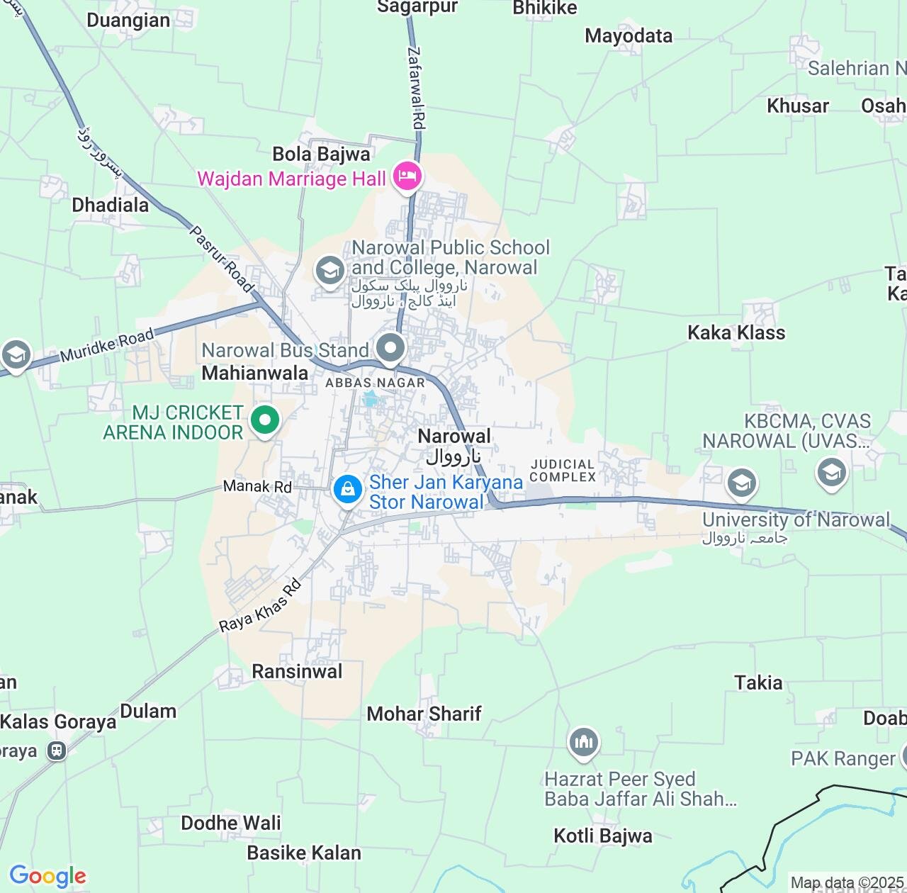 Map image for Intellectual Property Lawyers in Narowal and Punjab IP firms at coordinates  ; .
