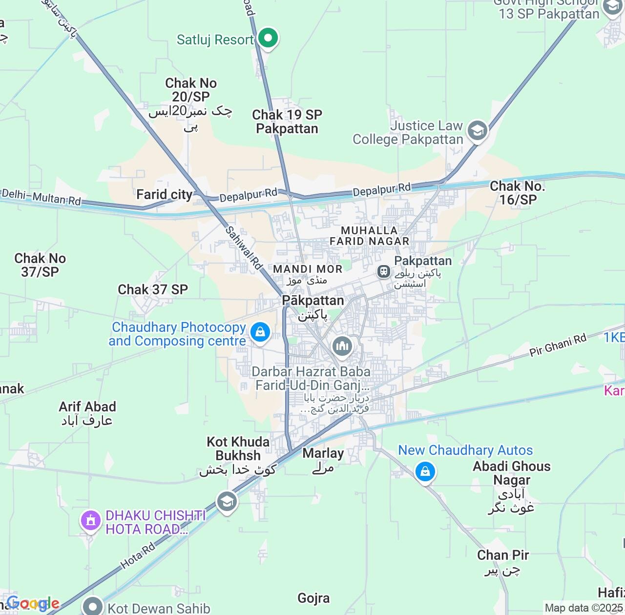 Map image for Intellectual Property Lawyers in Pakpattan and Punjab IP firms at coordinates  ; .
