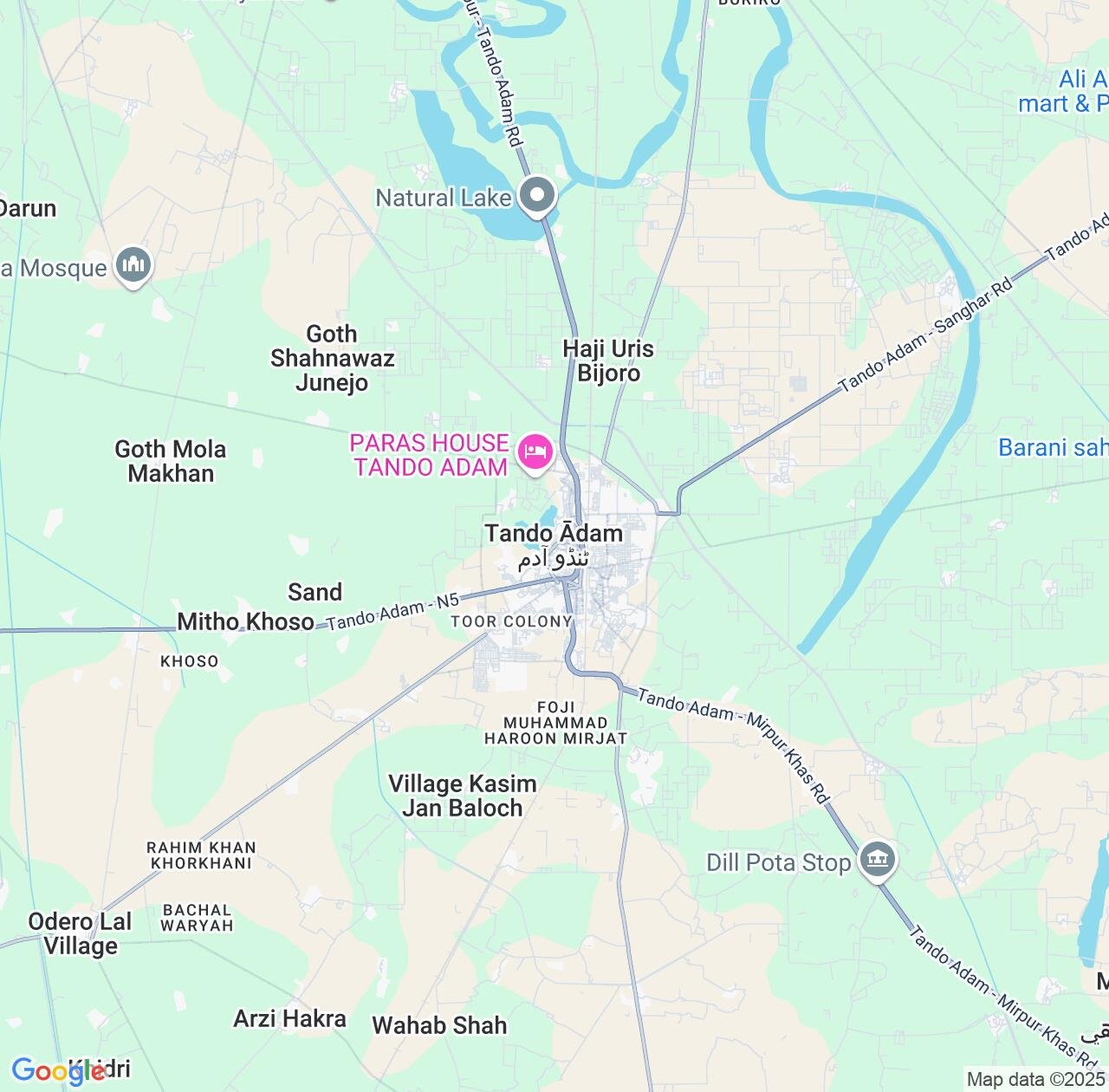 Map image for Intellectual Property Lawyers in Tando Adam and Sindh IP firms at coordinates  ; .