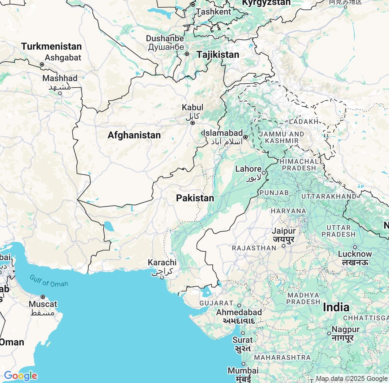 Map image for Intellectual Property Lawyers in Pakistan and Asia IP firms at coordinates  ; .