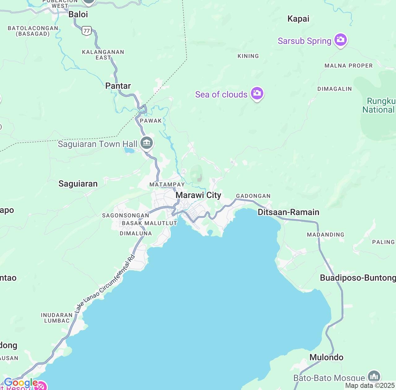 Map image for Intellectual Property Lawyers in Marawi City and Autonomous Region in Muslim Mindanao IP firms at coordinates  ; .