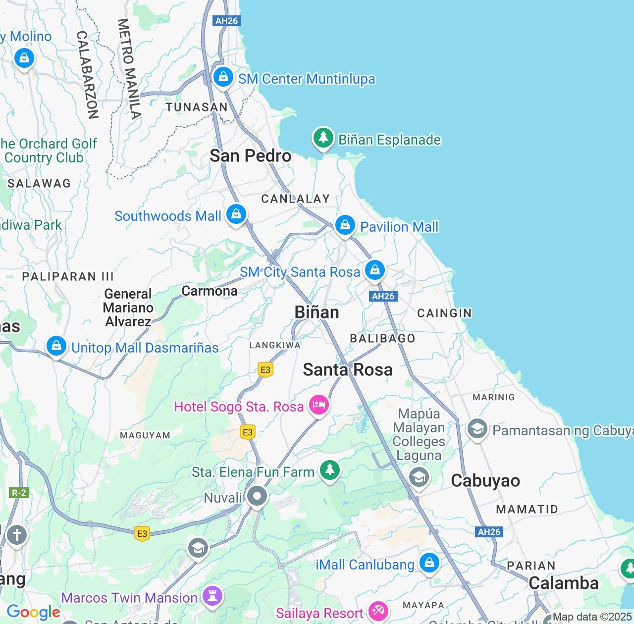 Map image for Intellectual Property Lawyers in Binan and Calabarzon IP firms at coordinates  ; .