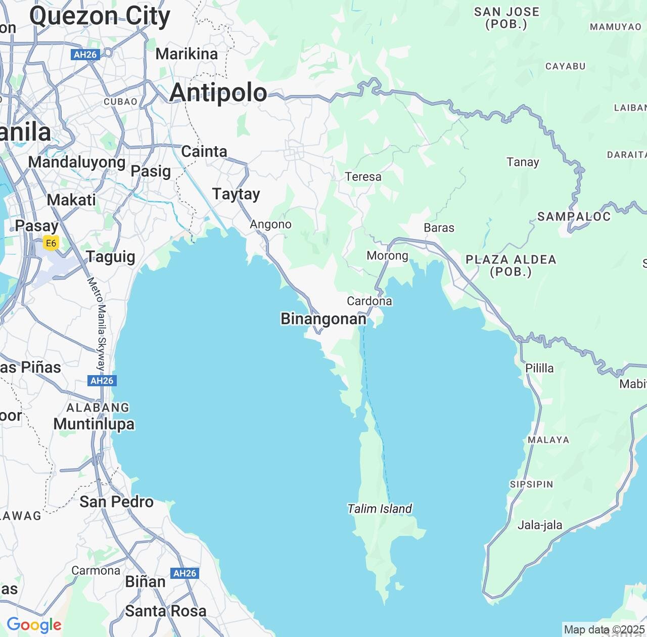 Map image for Intellectual Property Lawyers in Binangonan and Calabarzon IP firms at coordinates  ; .