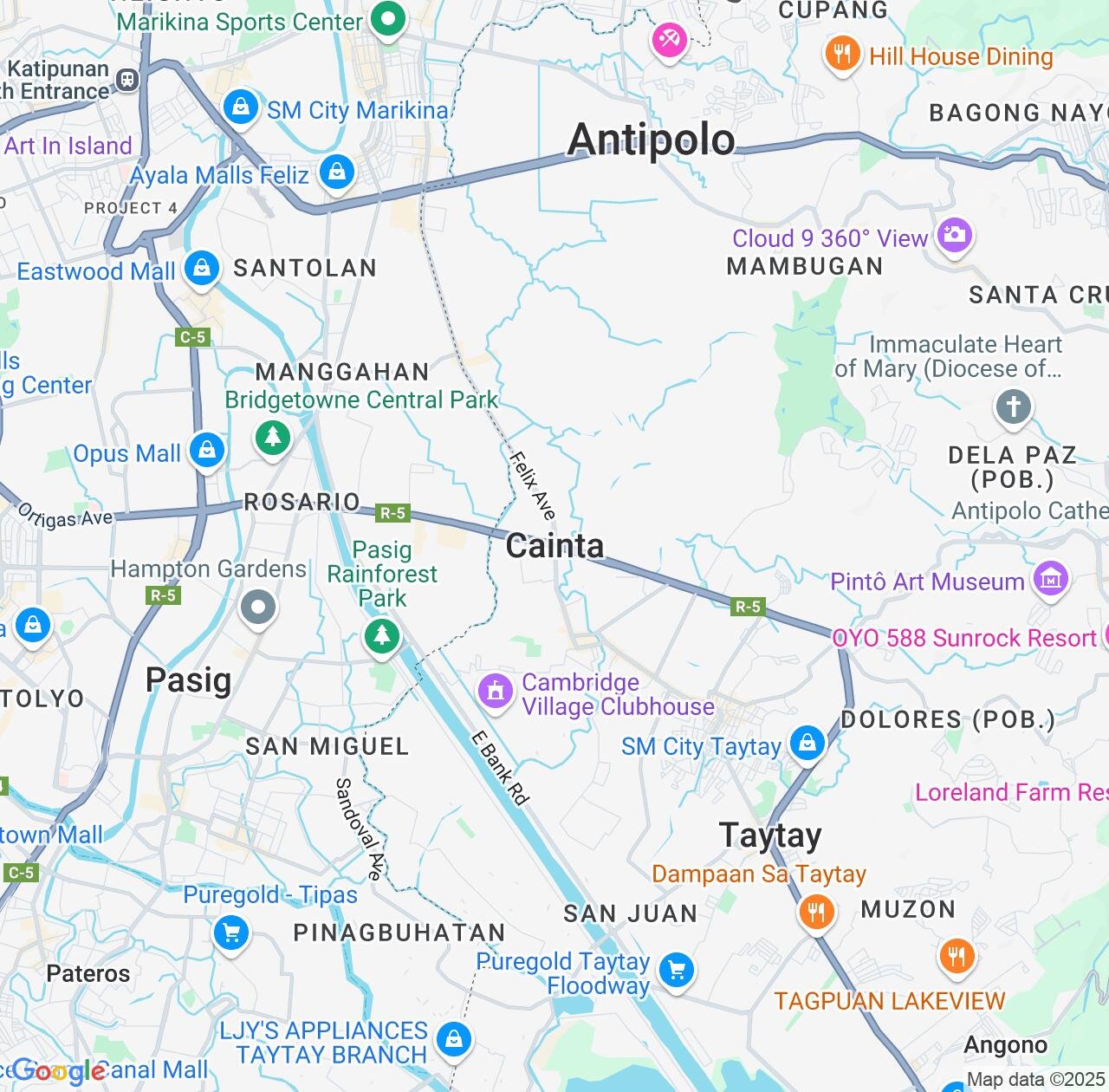 Map image for Intellectual Property Lawyers in Cainta and Calabarzon IP firms at coordinates  ; .