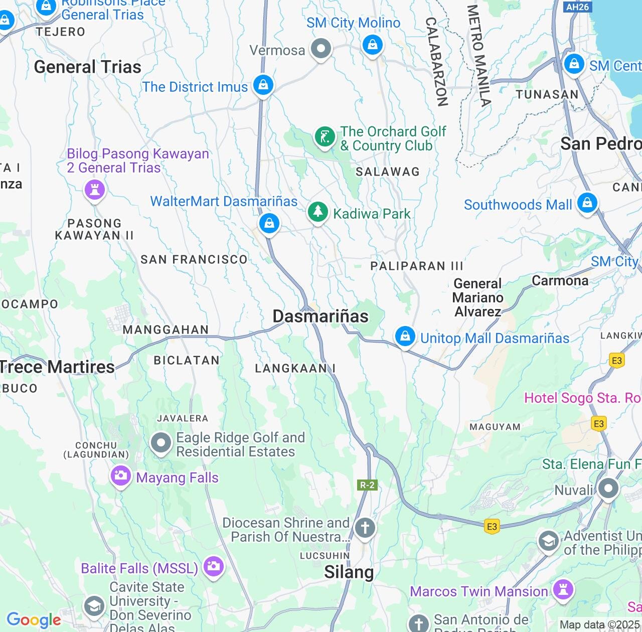 Map image for Intellectual Property Lawyers in Dasmarinas and Calabarzon IP firms at coordinates  ; .