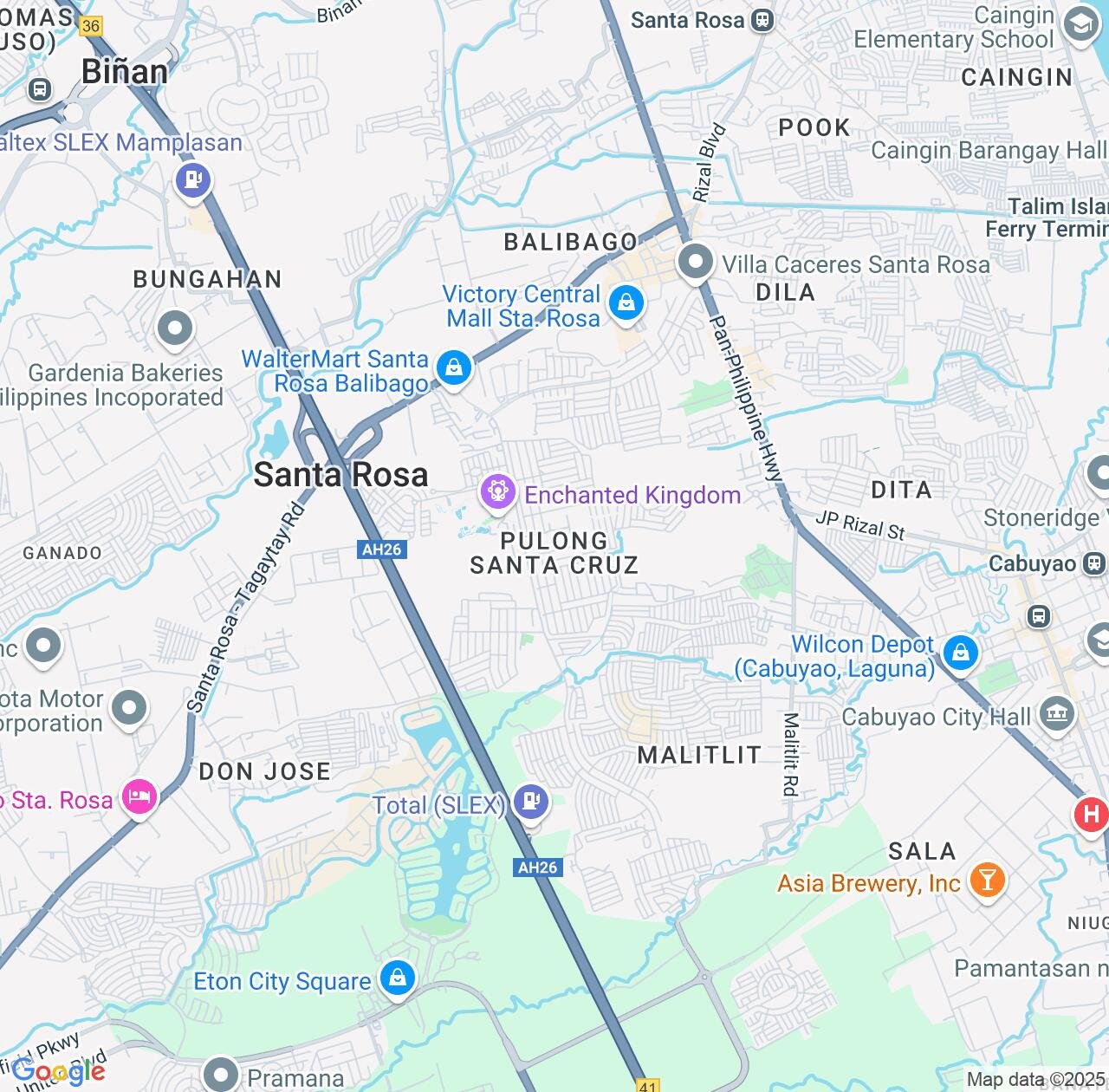 Map image for Intellectual Property Lawyers in Pulong Santa Cruz and Calabarzon IP firms at coordinates  ; .