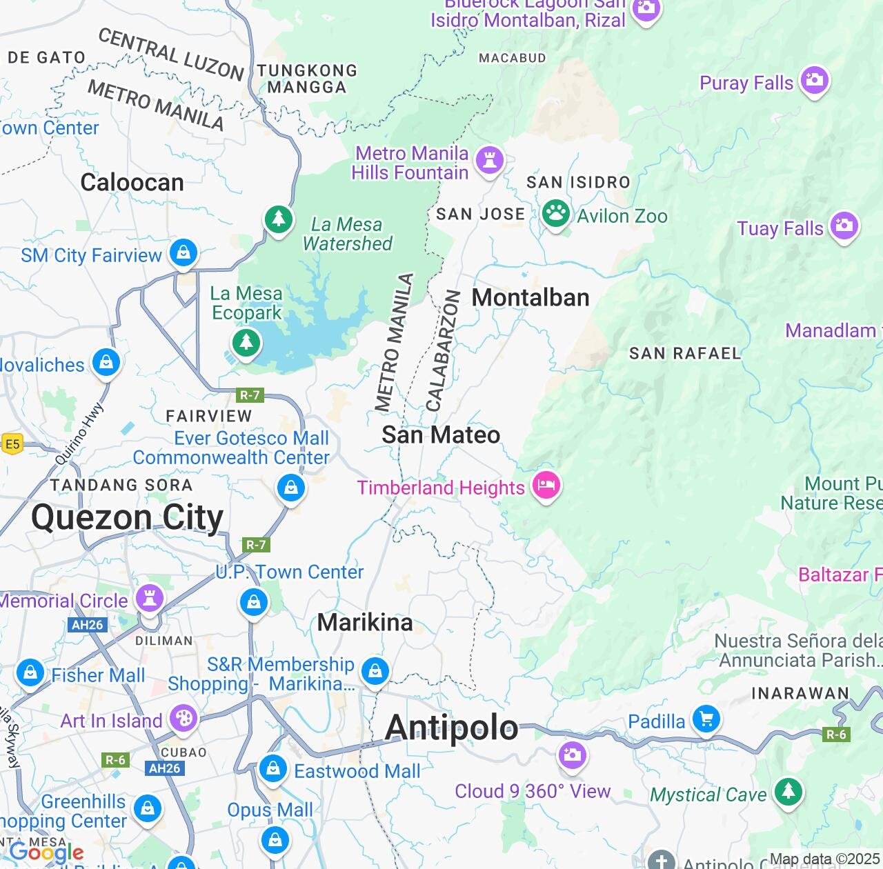 Map image for Intellectual Property Lawyers in San Mateo and Calabarzon IP firms at coordinates  ; .
