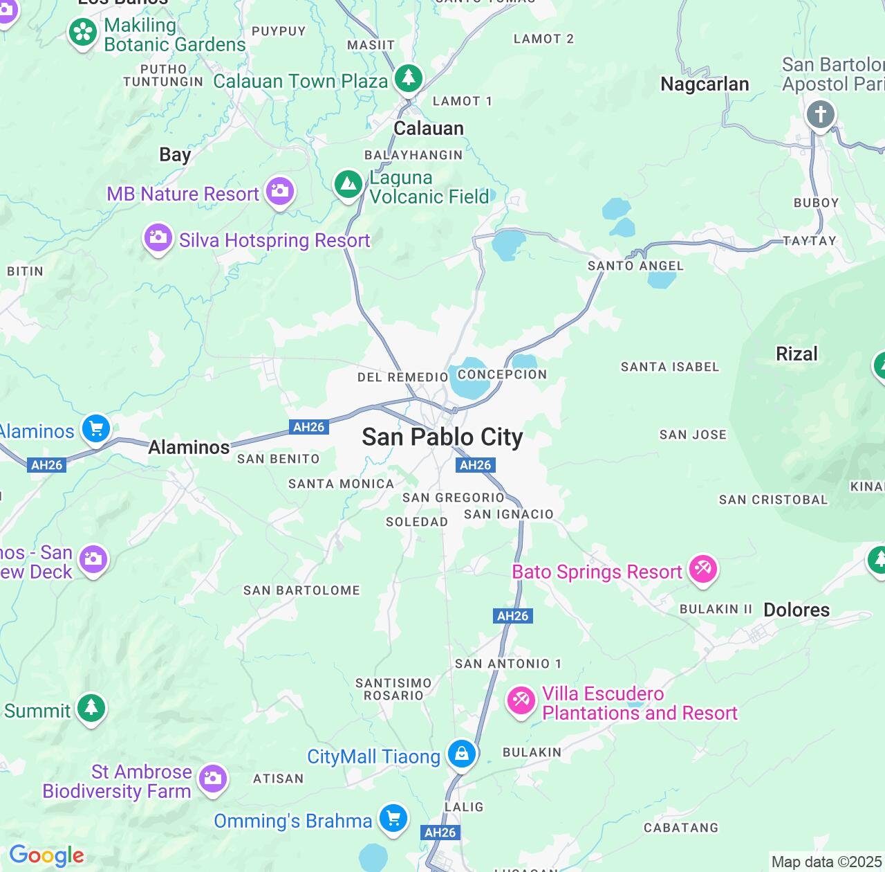 Map image for Intellectual Property Lawyers in San Pablo and Calabarzon IP firms at coordinates  ; .