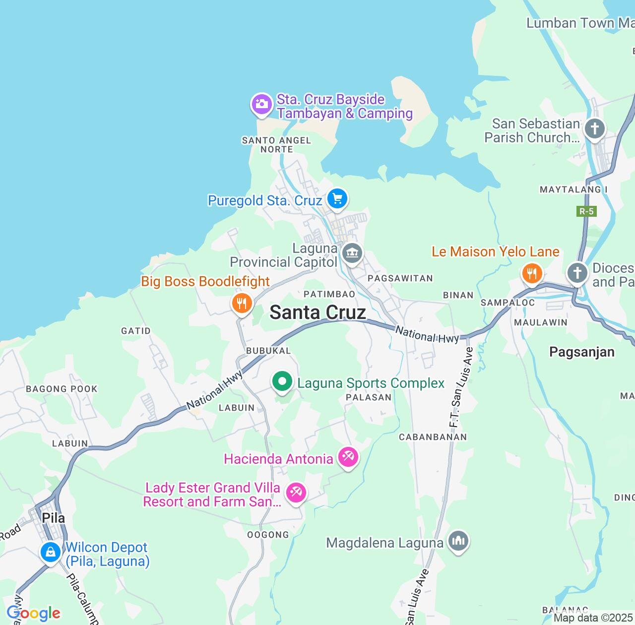 Map image for Intellectual Property Lawyers in Santa Cruz and Calabarzon IP firms at coordinates  ; .