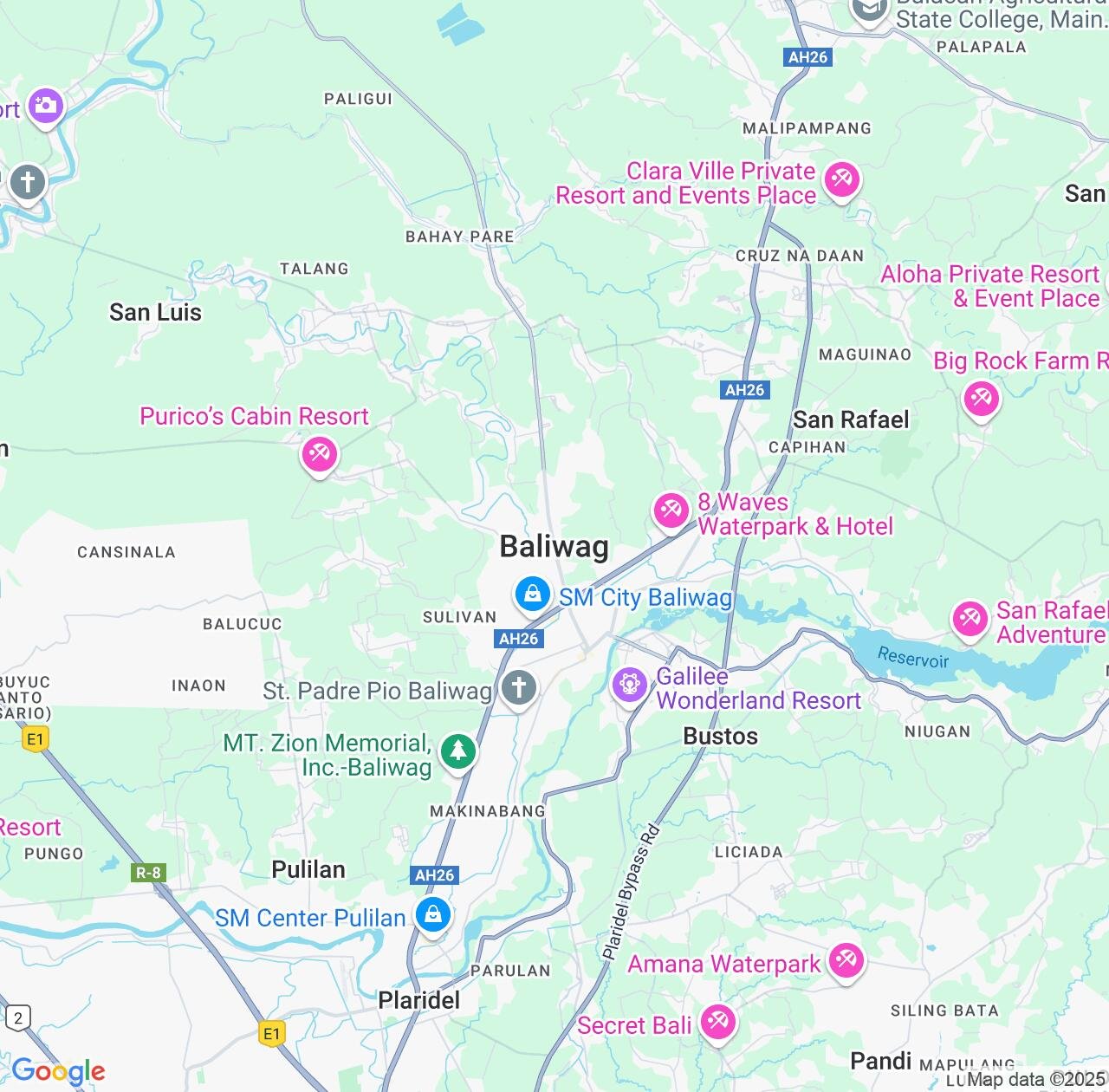 Map image for Intellectual Property Lawyers in Baliuag and Central Luzon IP firms at coordinates  ; .