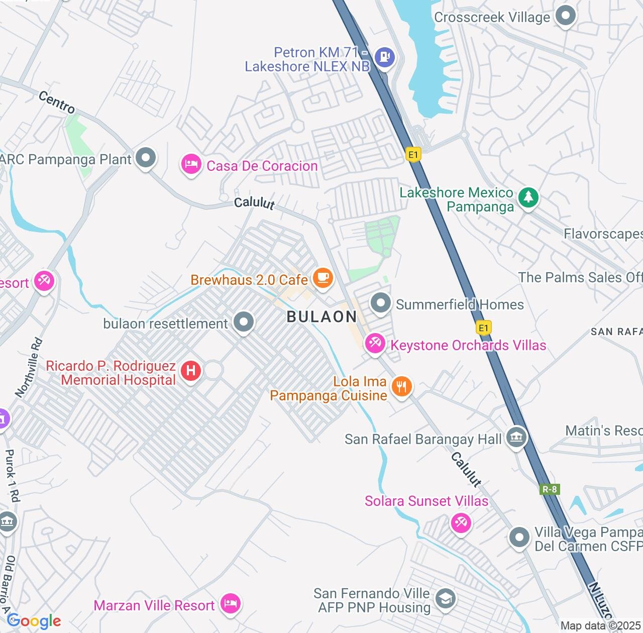 Map image for Intellectual Property Lawyers in Bulaon and Central Luzon IP firms at coordinates  ; .