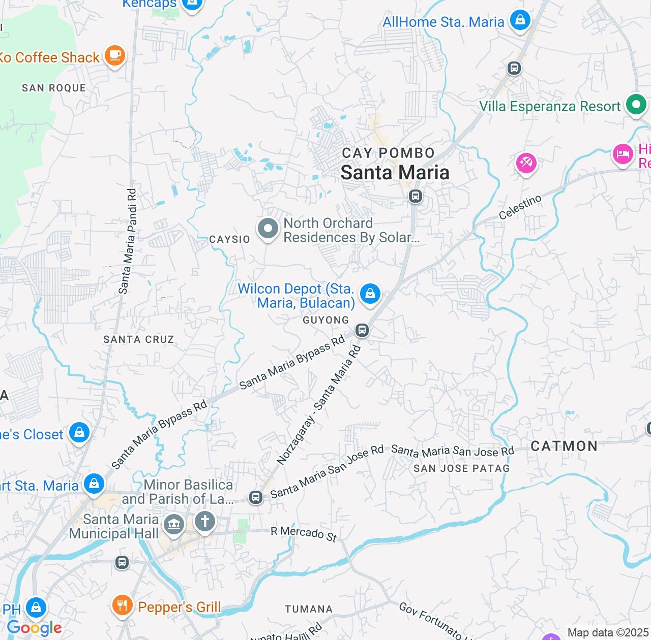 Map image for Intellectual Property Lawyers in Guyong and Central Luzon IP firms at coordinates  ; .