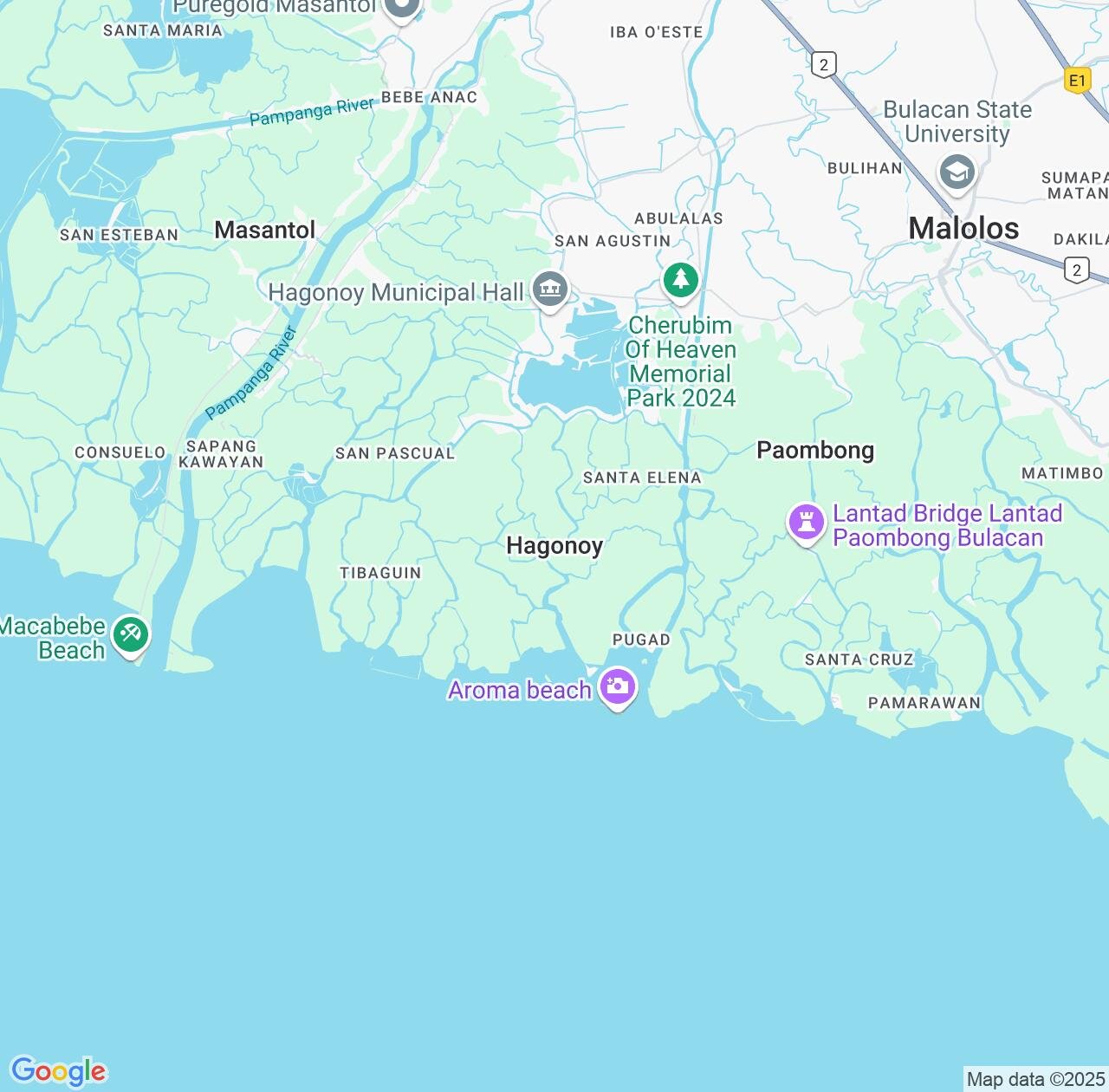 Map image for Intellectual Property Lawyers in Hagonoy and Central Luzon IP firms at coordinates  ; .