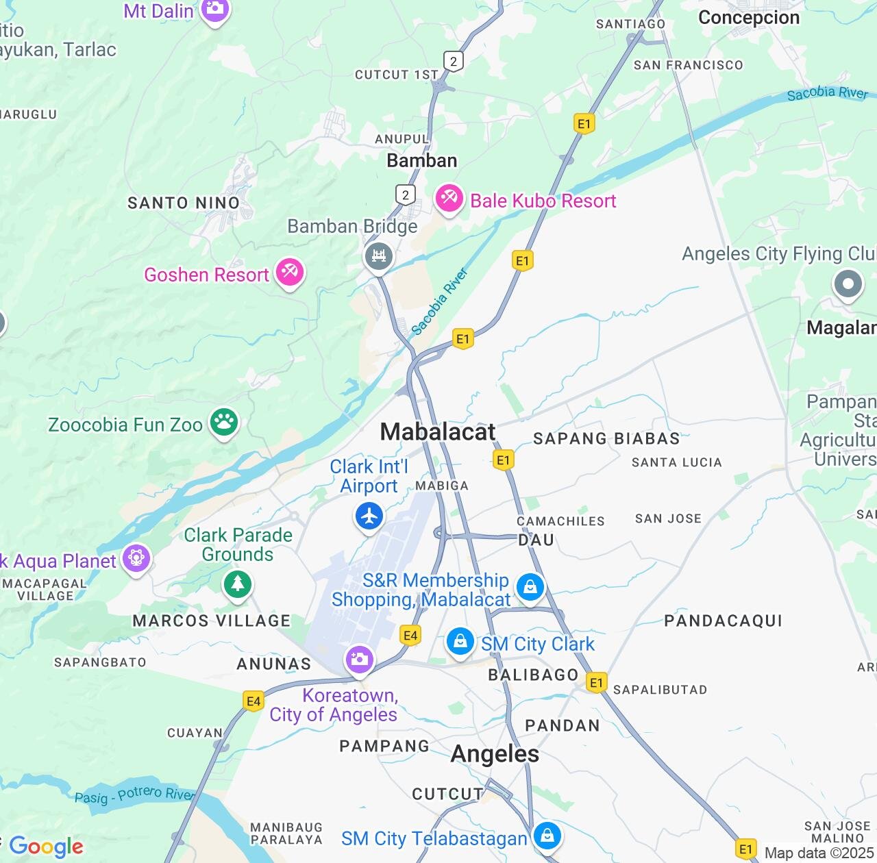 Map image for Intellectual Property Lawyers in Mabalacat City and Central Luzon IP firms at coordinates  ; .