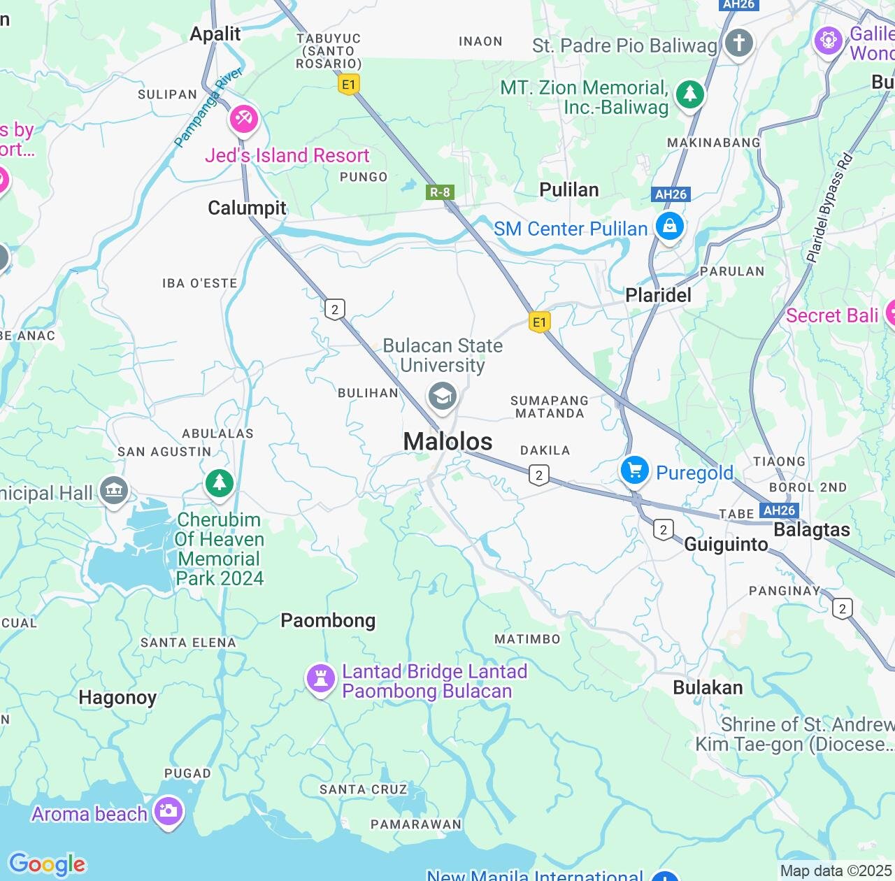 Map image for Intellectual Property Lawyers in Malolos and Central Luzon IP firms at coordinates  ; .