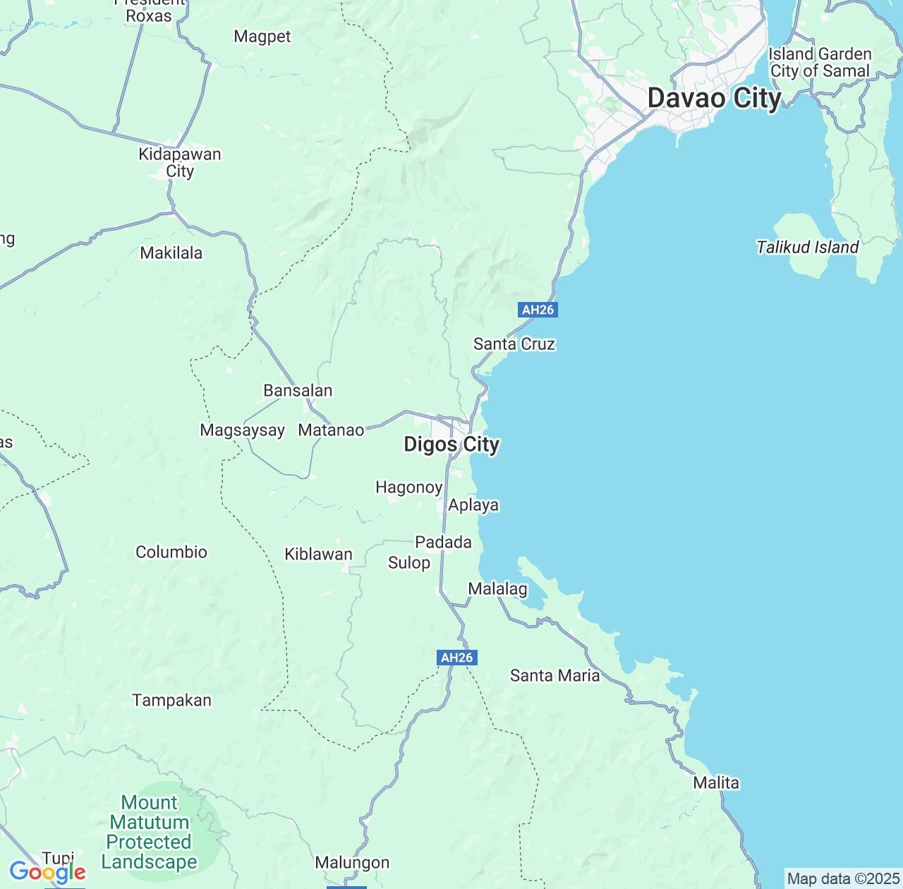 Map image for Intellectual Property Lawyers in Digos and Davao Region IP firms at coordinates  ; .