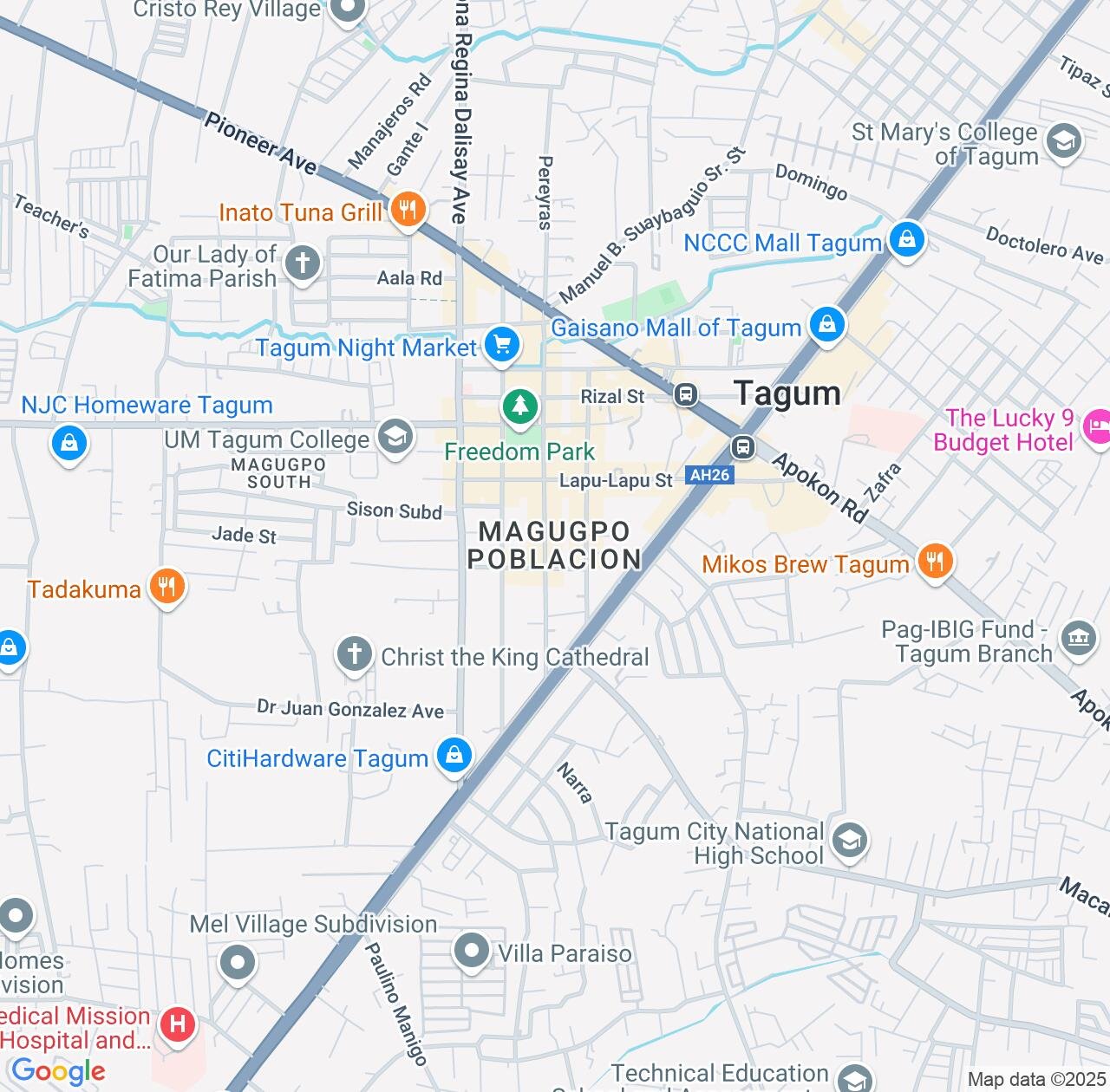 Map image for Intellectual Property Lawyers in Magugpo Poblacion and Davao Region IP firms at coordinates  ; .