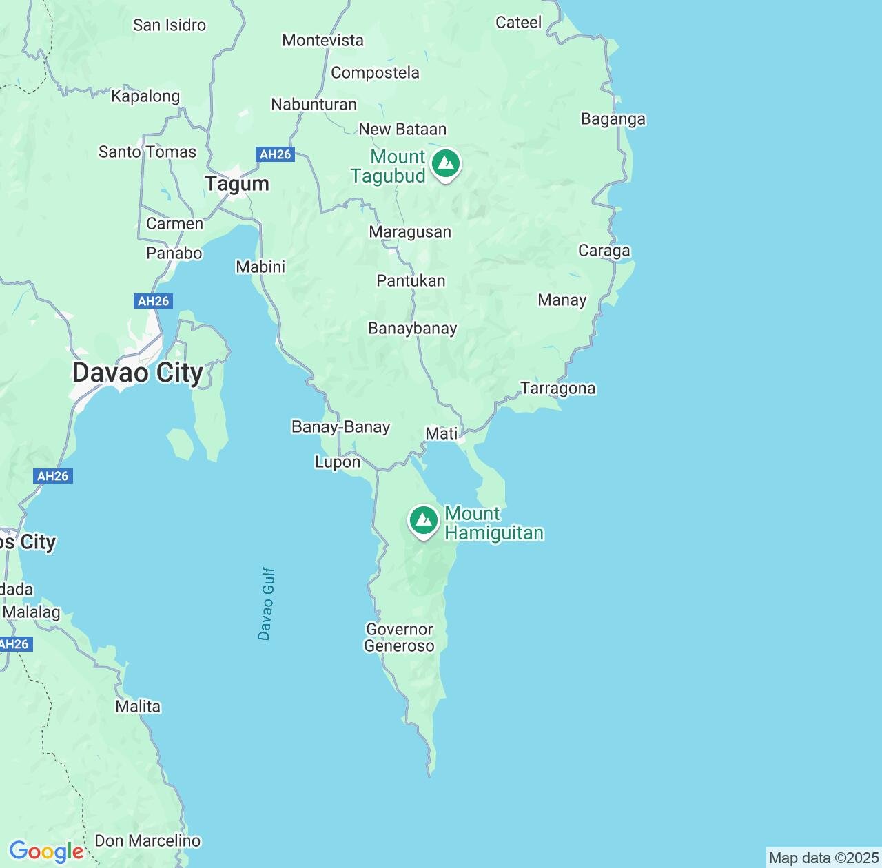Map image for Intellectual Property Lawyers in Mati and Davao Region IP firms at coordinates  ; .