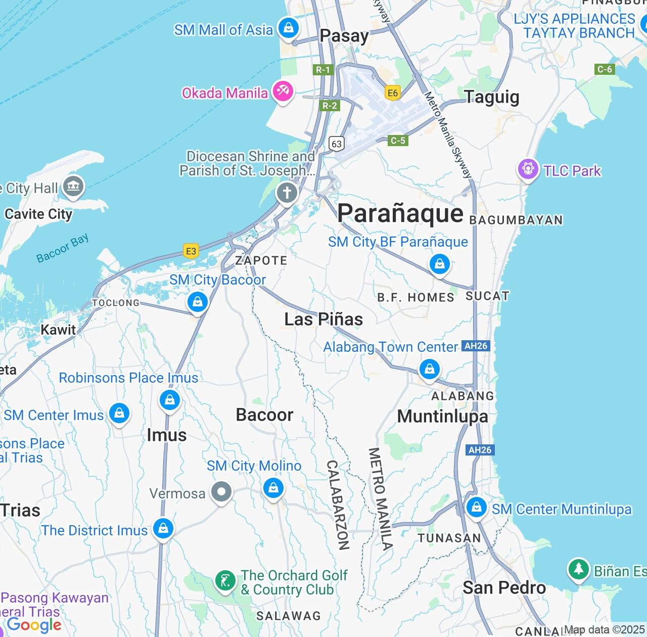 Map image for Intellectual Property Lawyers in Las Pinas and Metro Manila IP firms at coordinates  ; .