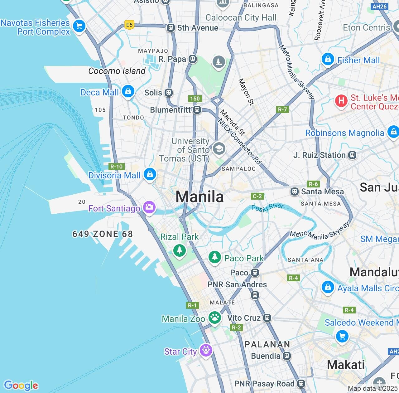 Map image for Intellectual Property Lawyers in Manila and Metro Manila IP firms at coordinates  ; .
