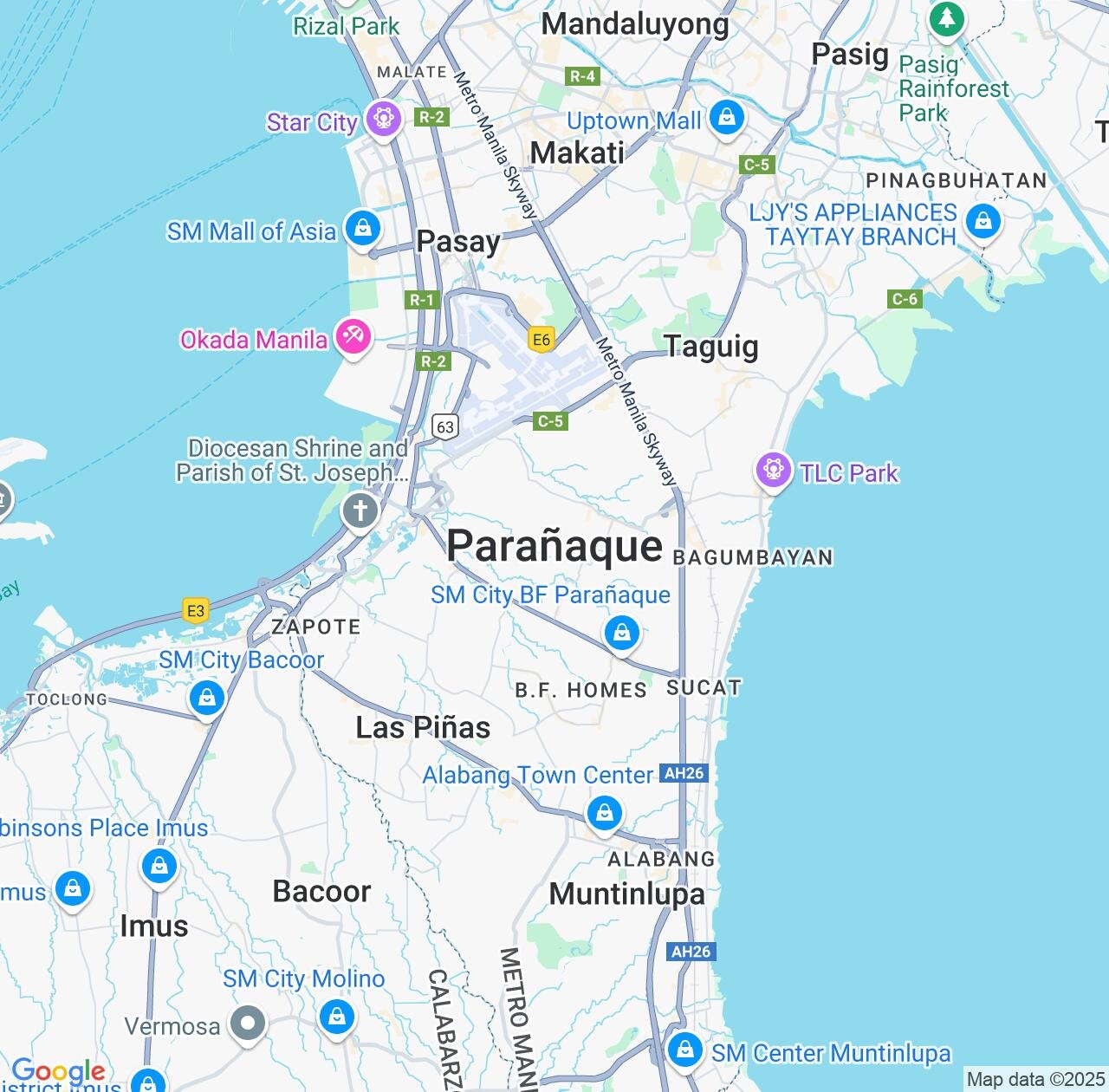 Map image for Intellectual Property Lawyers in Paranaque City and Metro Manila IP firms at coordinates  ; .