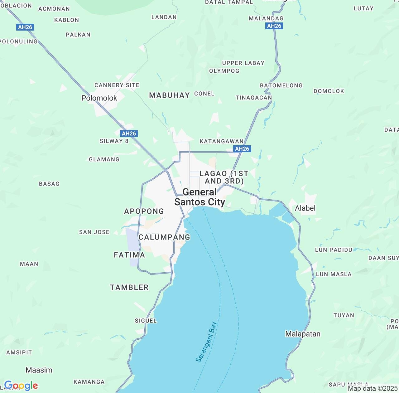 Map image for Intellectual Property Lawyers in General Santos and Soccsksargen IP firms at coordinates  ; .