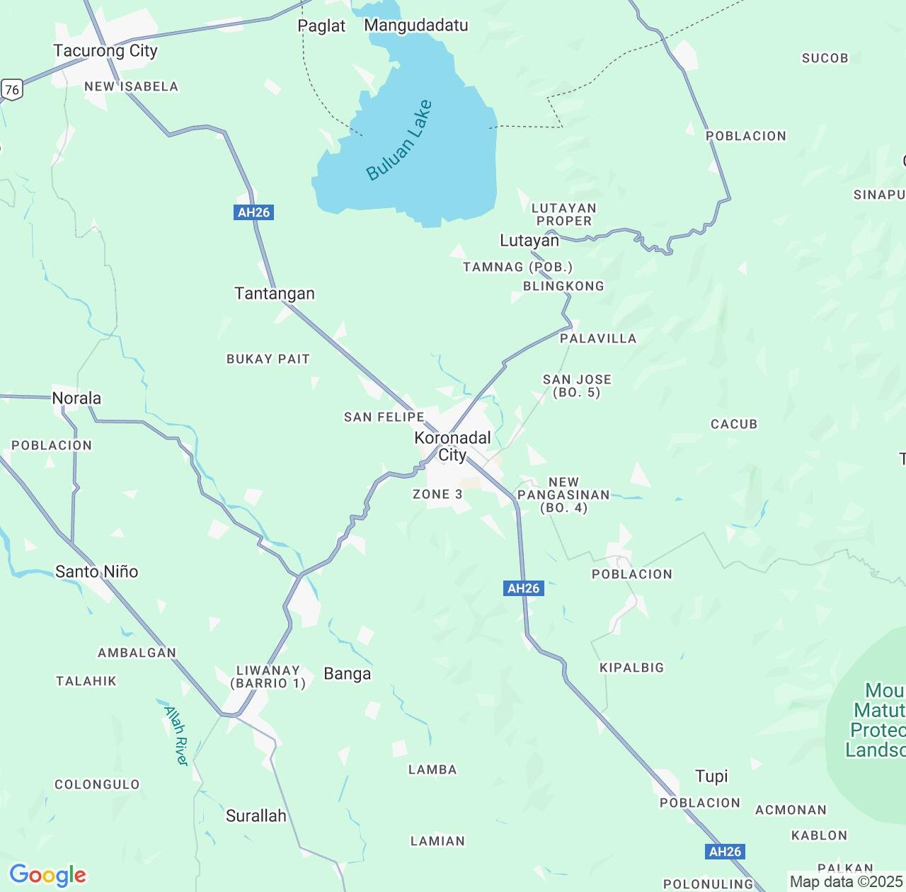 Map image for Intellectual Property Lawyers in Koronadal and Soccsksargen IP firms at coordinates  ; .