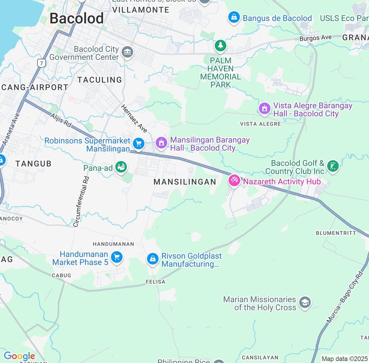 Map image for Intellectual Property Lawyers in Mansilingan and Western Visayas IP firms at coordinates  ; .