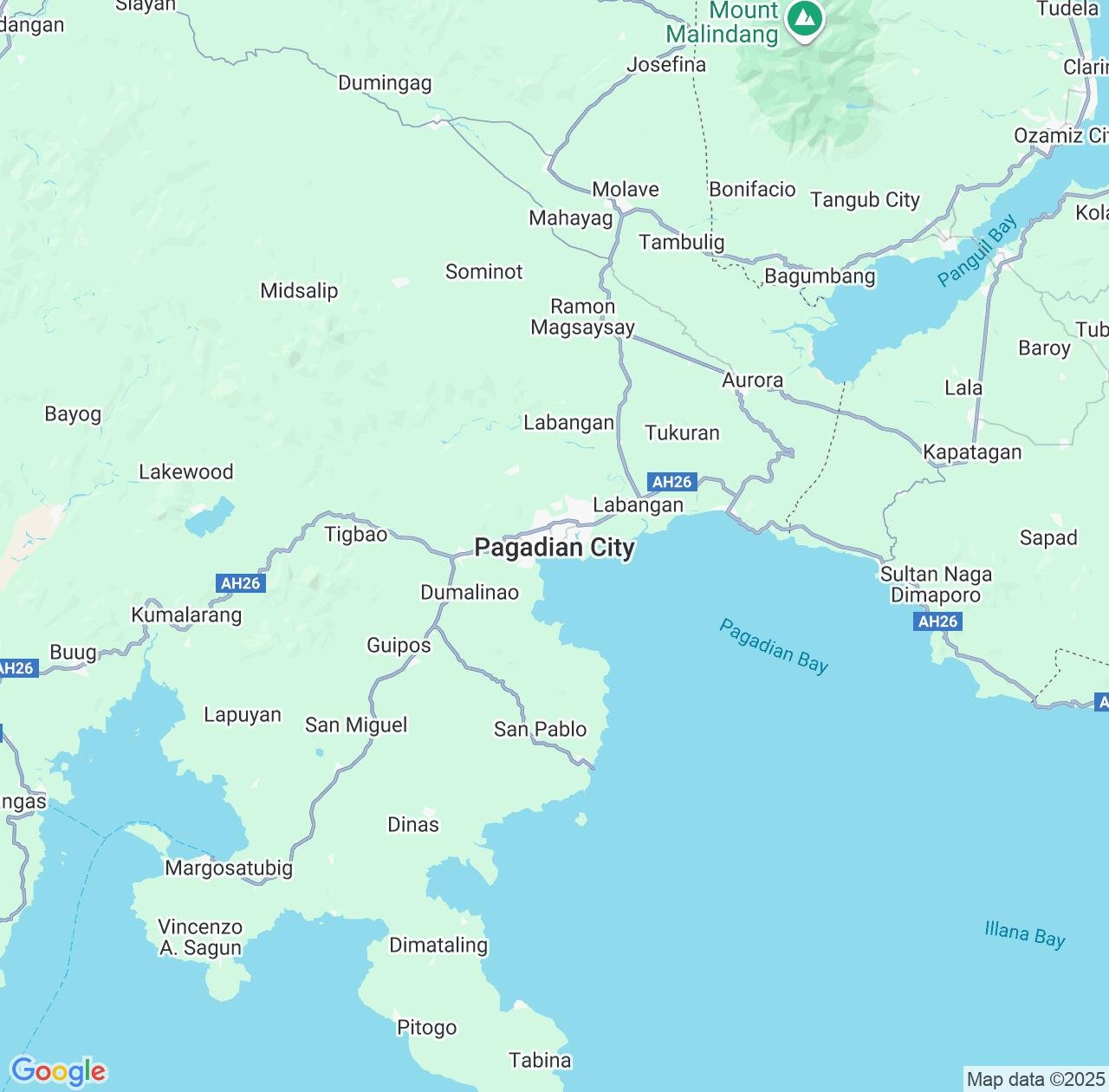 Map image for Intellectual Property Lawyers in Pagadian and Zamboanga Peninsula IP firms at coordinates  ; .