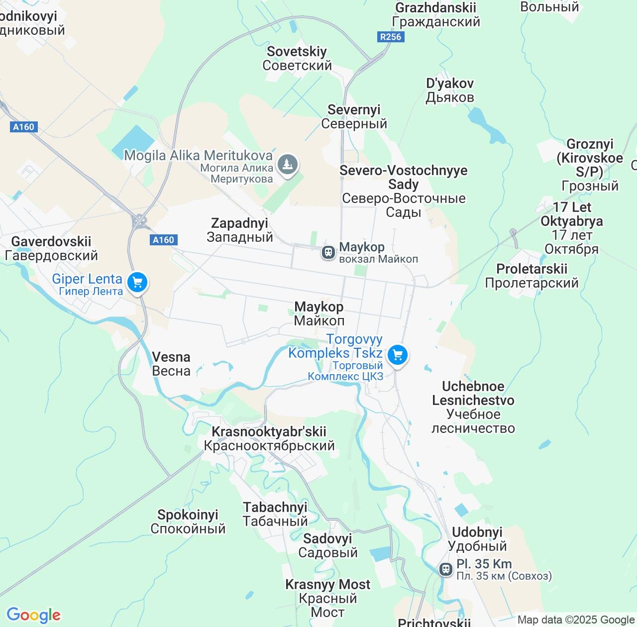 Map image for Intellectual Property Lawyers in Maykop and Adygeya Republic IP firms at coordinates  ; .