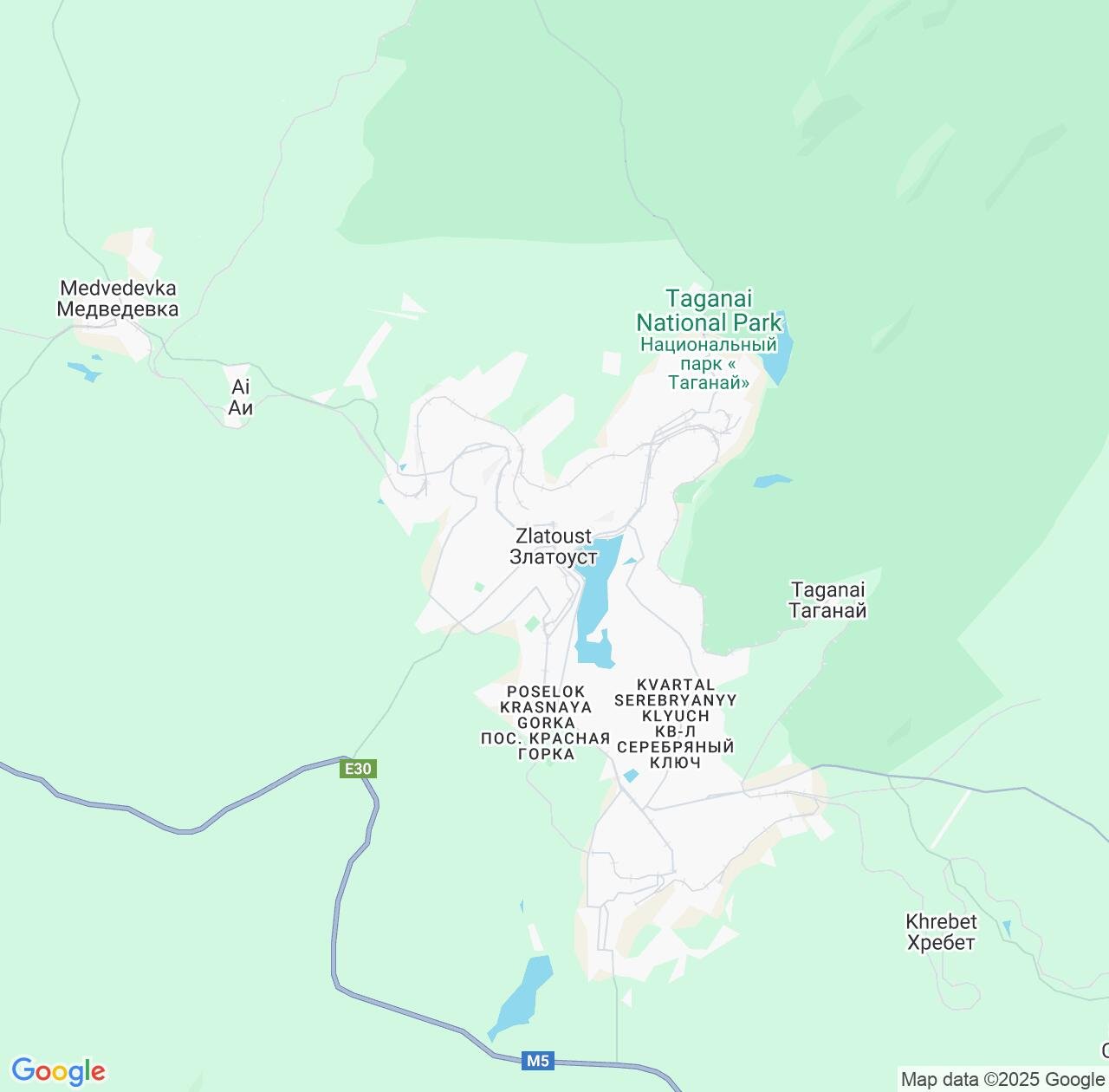 Map image for Intellectual Property Lawyers in Zlatoust and Chelyabinsk IP firms at coordinates  ; .