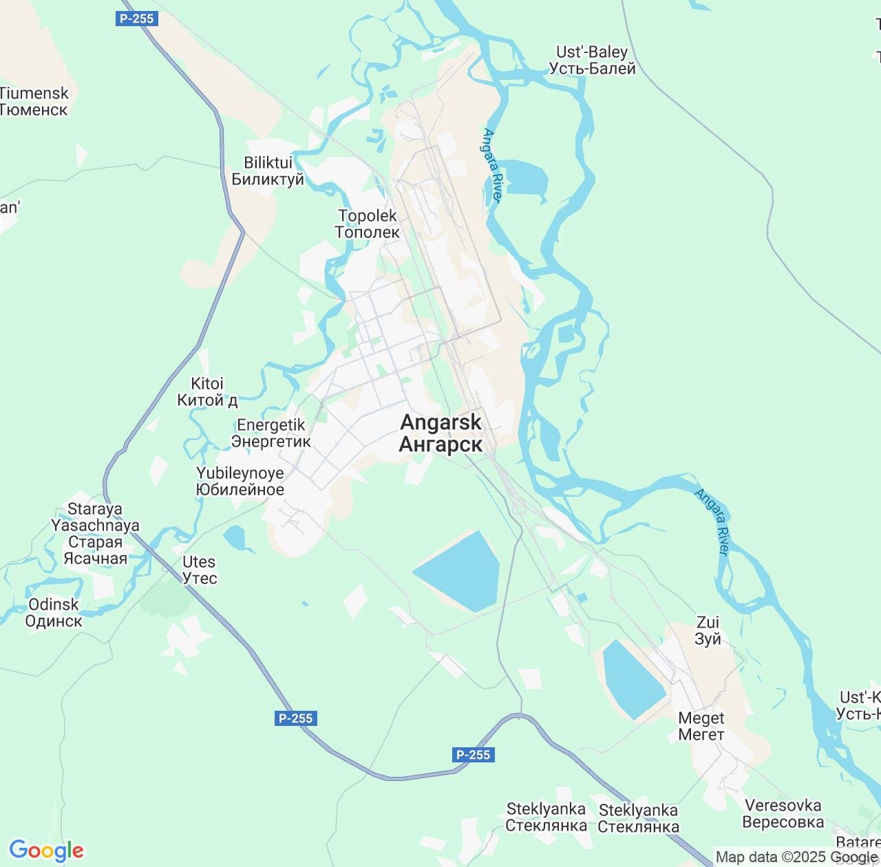 Map image for Intellectual Property Lawyers in Angarsk and Irkutsk Oblast IP firms at coordinates  ; .
