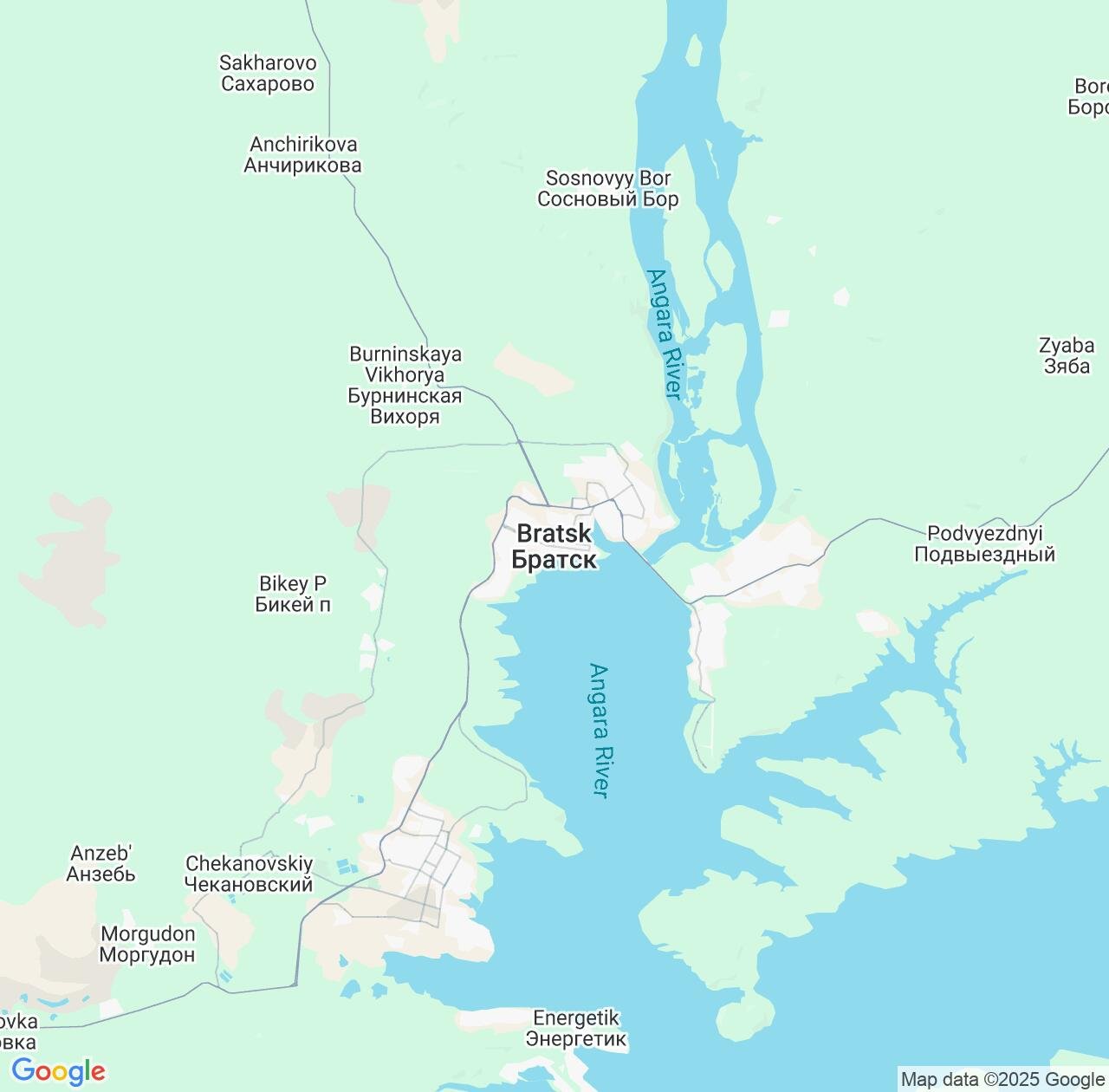 Map image for Intellectual Property Lawyers in Bratsk and Irkutsk Oblast IP firms at coordinates  ; .