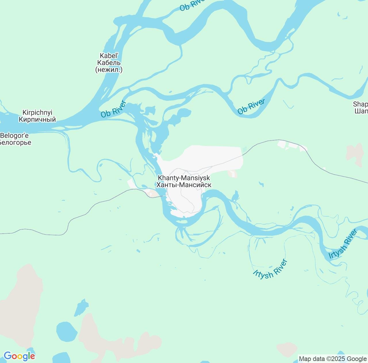Map image for Intellectual Property Lawyers in Khanty-Mansiysk and Khanty-Mansia IP firms at coordinates  ; .