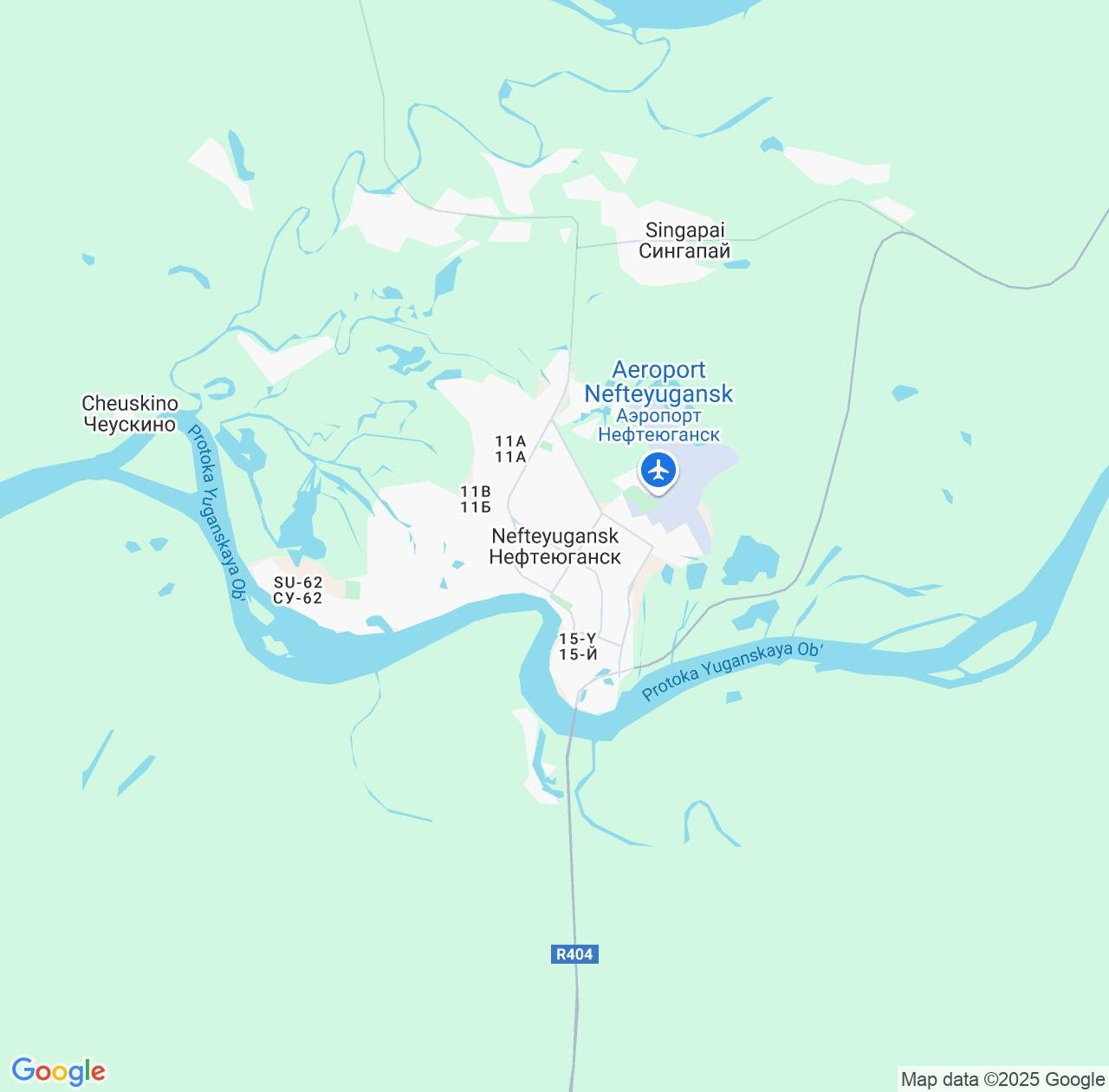 Map image for Intellectual Property Lawyers in Nefteyugansk and Khanty-Mansia IP firms at coordinates  ; .
