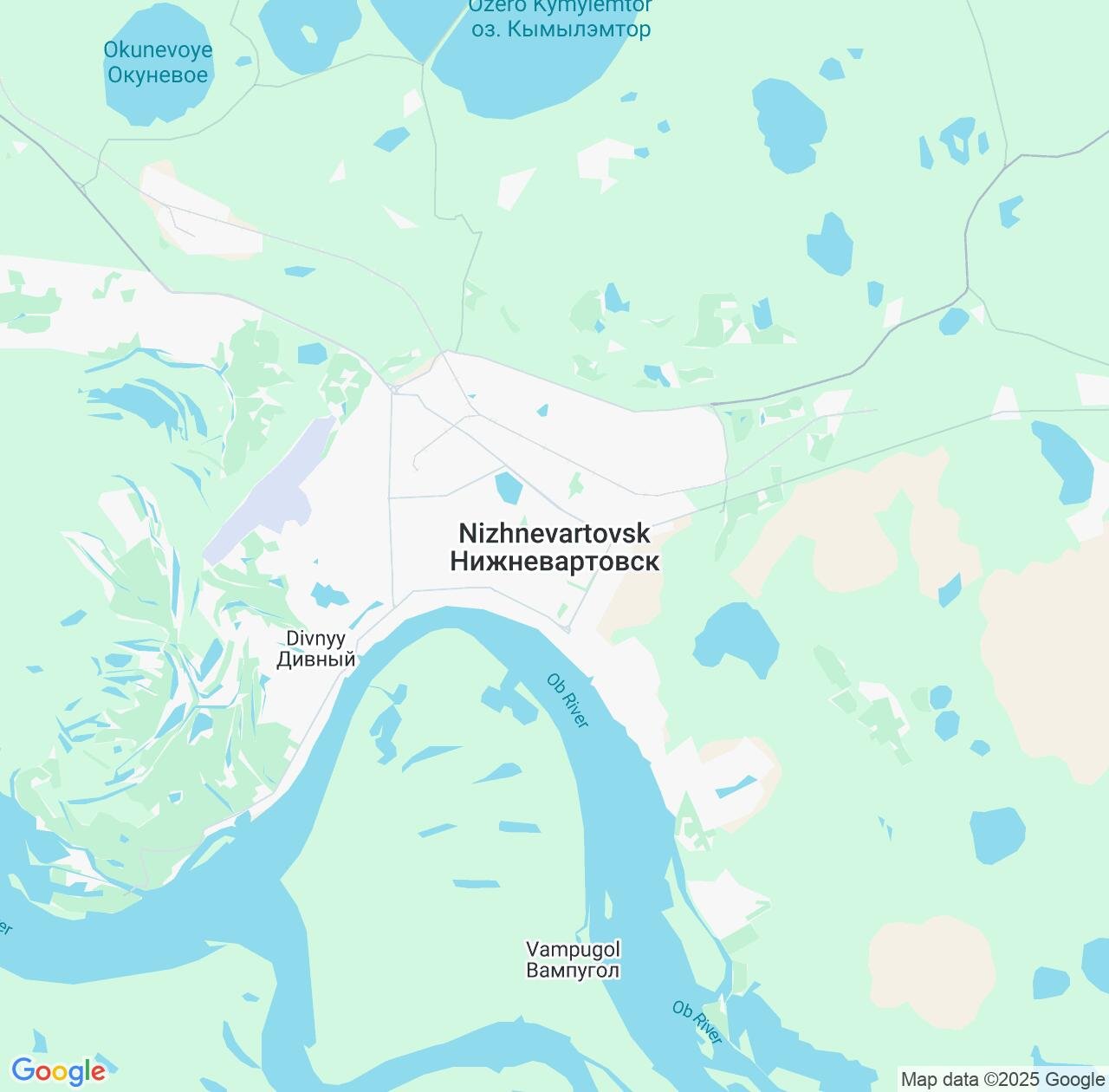 Map image for Intellectual Property Lawyers in Nizhnevartovsk and Khanty-Mansia IP firms at coordinates  ; .