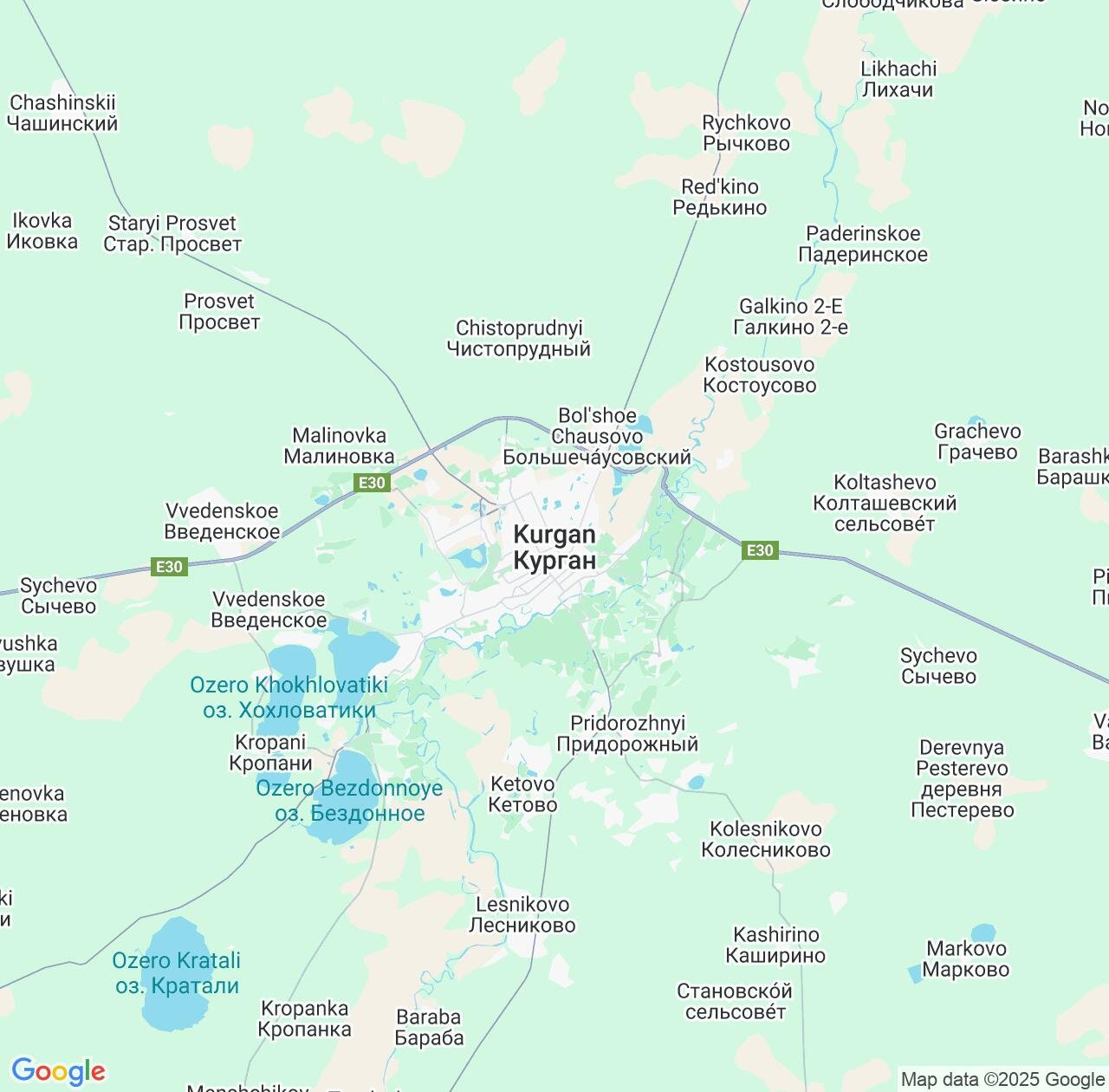 Map image for Intellectual Property Lawyers in Kurgan and Kurgan Oblast IP firms at coordinates  ; .